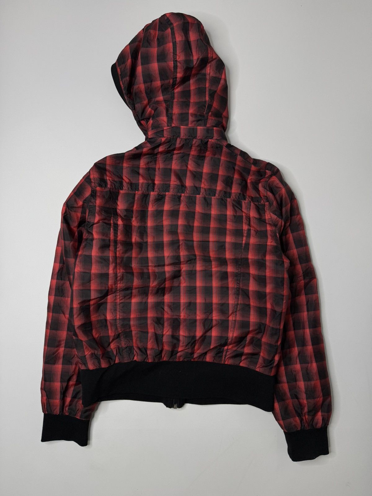 Vintage Vintage red black checked light jacket avant garde if6was9 Size S / US 4 / IT 40 - 5 Thumbnail