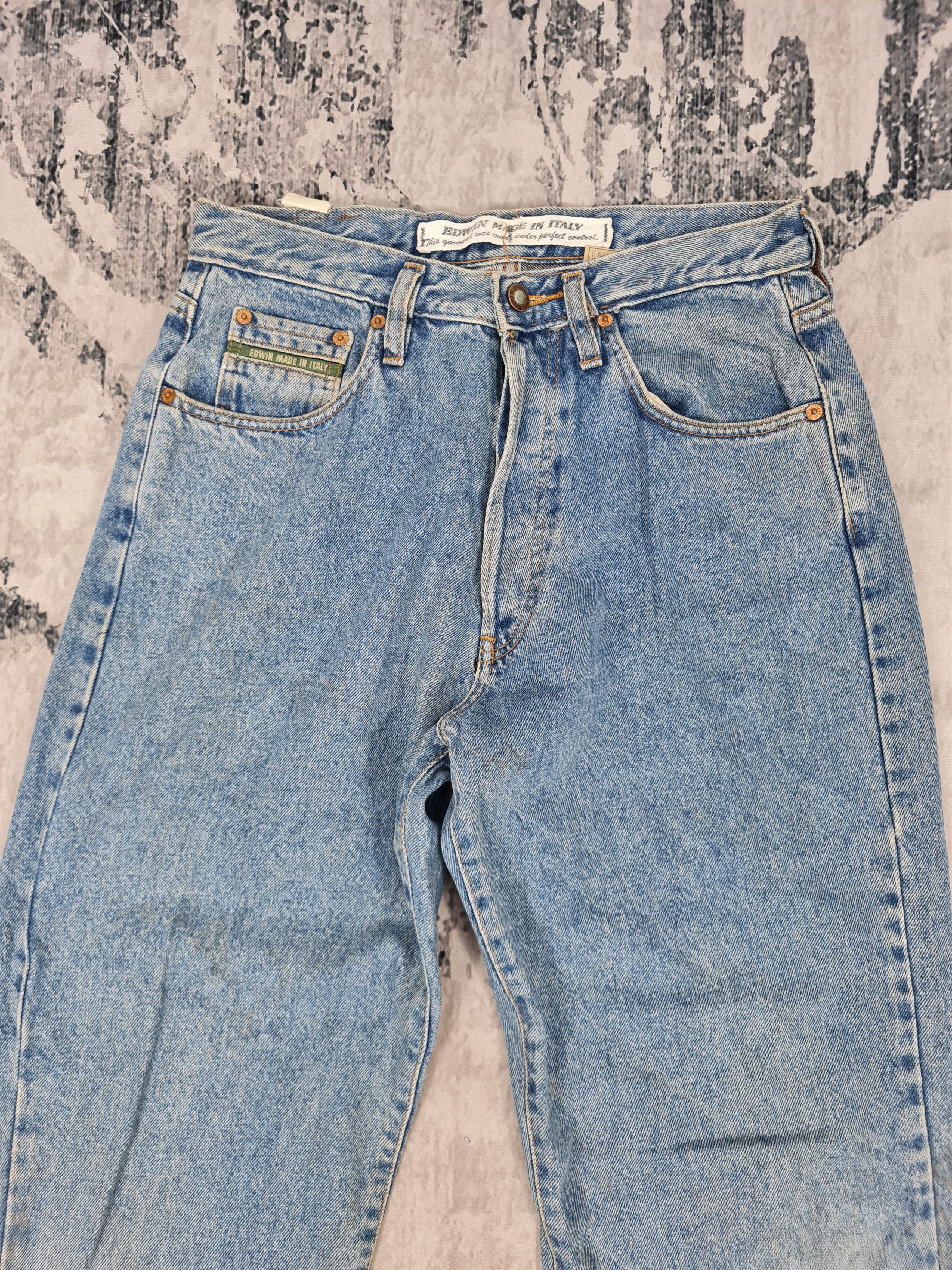 Edwin Vtg EDWIN High Rise Baggy Cut Size 30x29.5 Jeans JB0126 Size 30" / US 8 / IT 44 - 6 Thumbnail