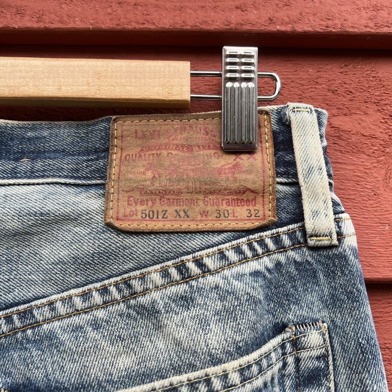 Levi's Levi’s Big E Selvage Denim Jeans Size US 30 / EU 46 - 3 Thumbnail