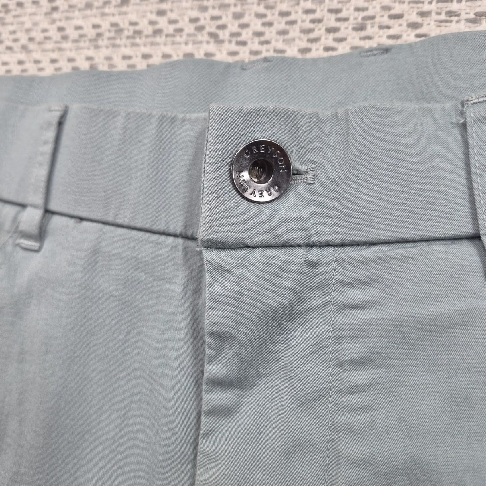 Vintage Greyson Golf Pants Mens 32x32 Slim Chino 5 Pocket Green Casual Stretch Size US 32 / EU 48 - 6 Thumbnail