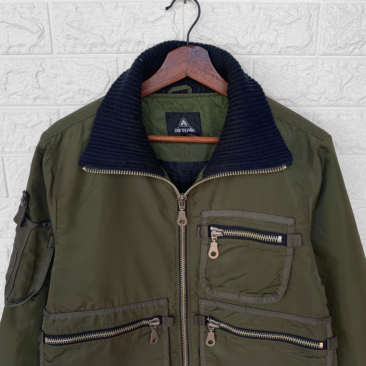 Airwalk Airwalk Thinsulate Utility MultiPocket Zipper Nylon Jacket Size US M / EU 48-50 / 2 - 7 Thumbnail
