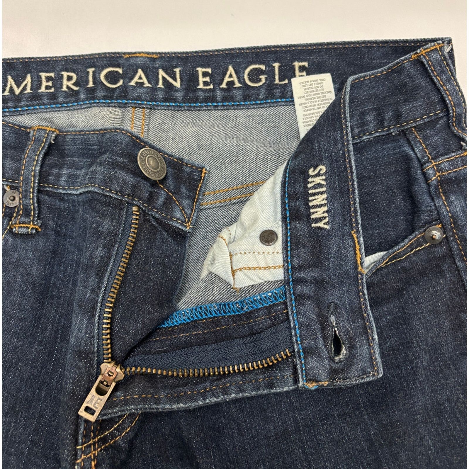 American Eagle Outfitters AMERICAN EAGLE 30x31 Men’s Skinny Fit Jeans | Excellent! Size US 30 / EU 46 - 7 Thumbnail