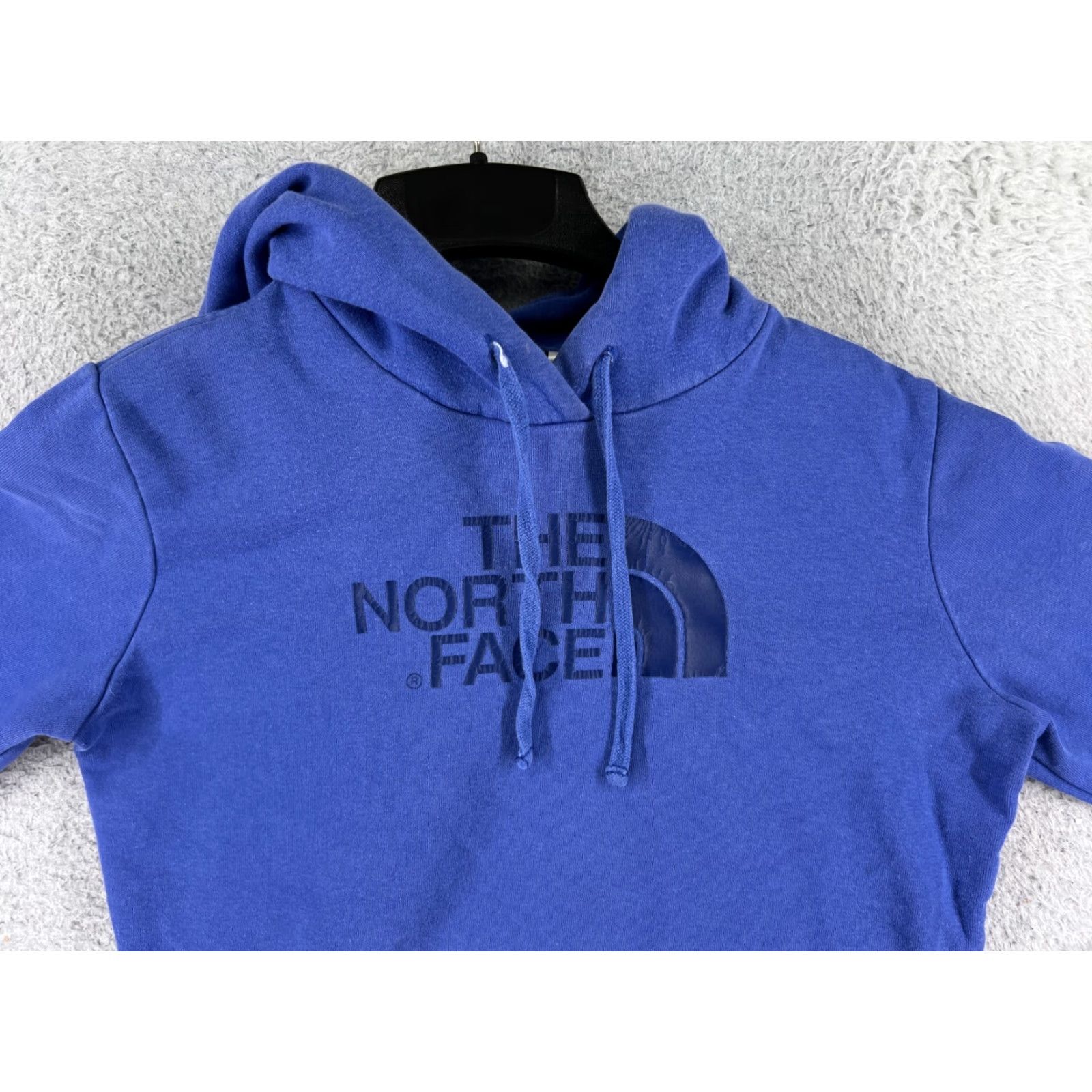 The North Face VINTAGE The North Face Hoodie Womens S Purple Logo Cotton Blend Hooded Pullover Female Regular Fit Size S / US 4 / IT 40 - 7 Thumbnail