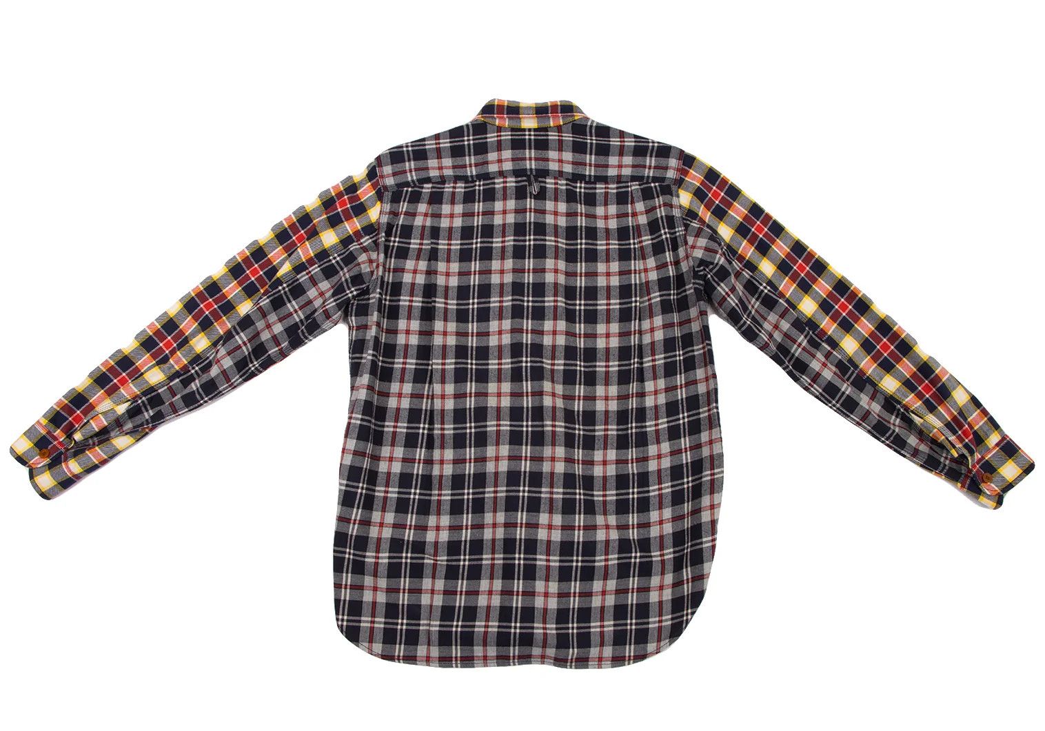 Junya Watanabe Checkered Flannel Shirt in Yellow and Red, Size XS Size US XS / EU 42 / 0 - 15 Thumbnail