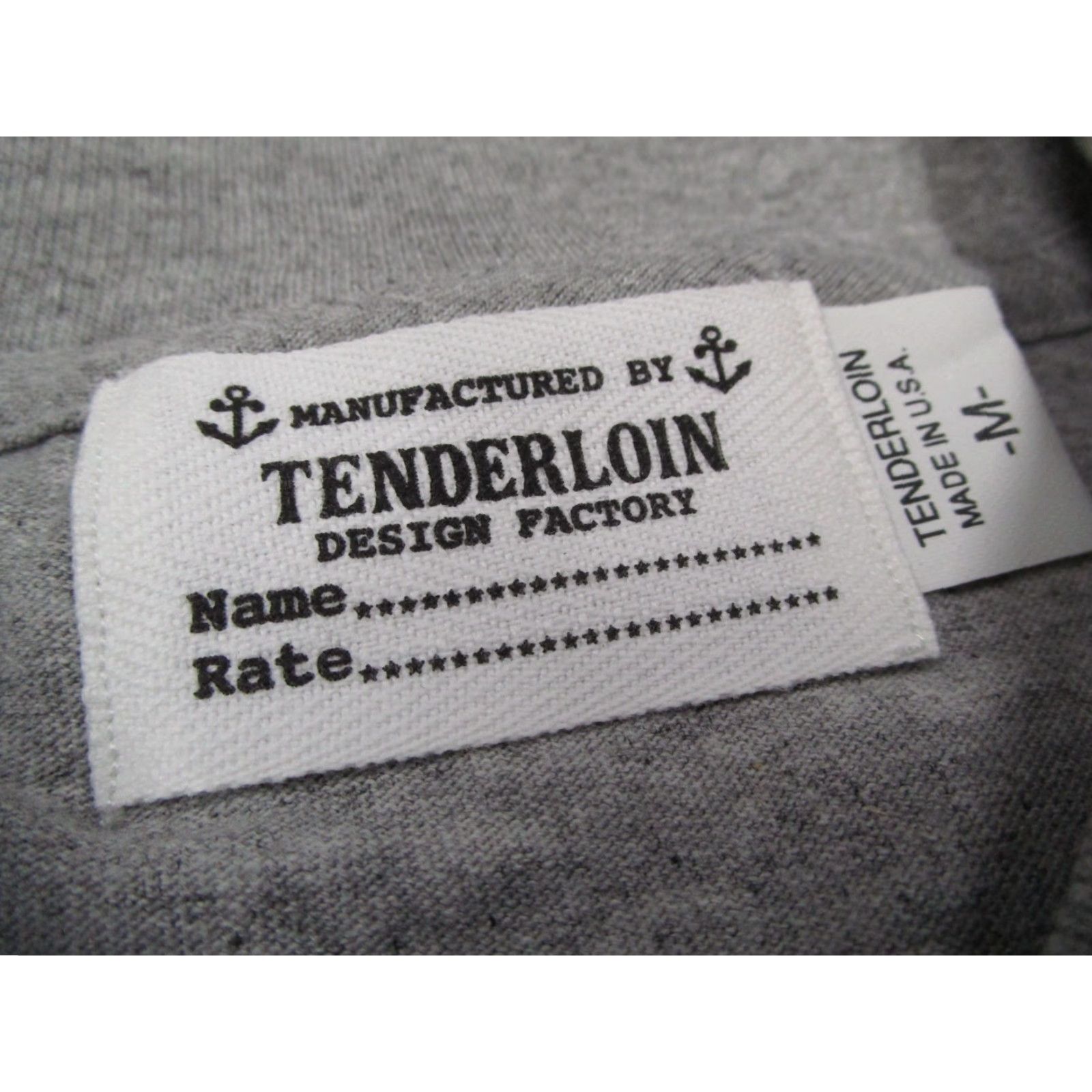 Tenderloin Tenderloin Mens Shirt M Gray Crew Neck Short Sleeve 90s Retro City Classic Bohemian College Outdoor Logo 90s Mens Size US M / EU 48-50 / 2 - 3 Thumbnail