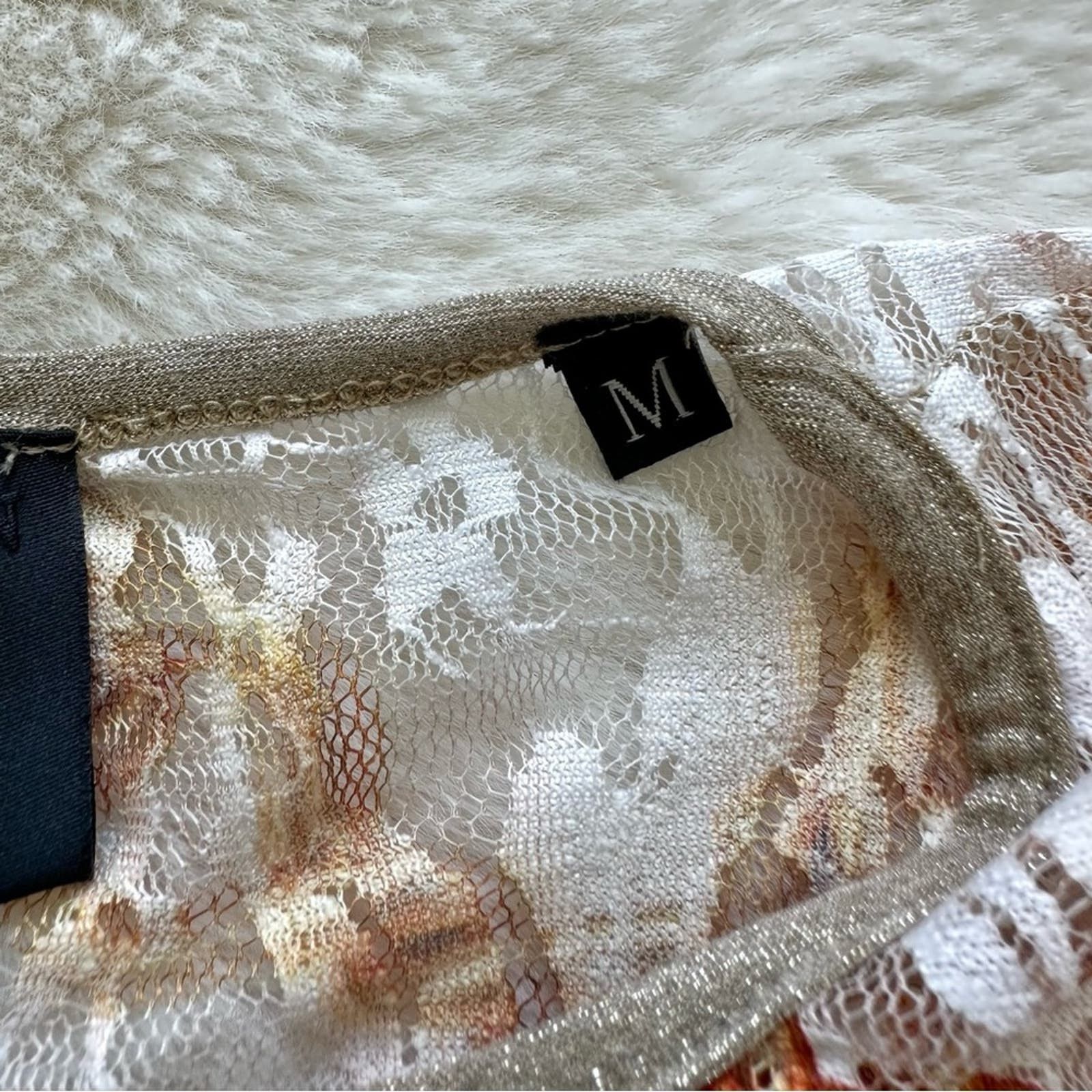 Philipp Plein women sheer top size M Authentic Retail 750$