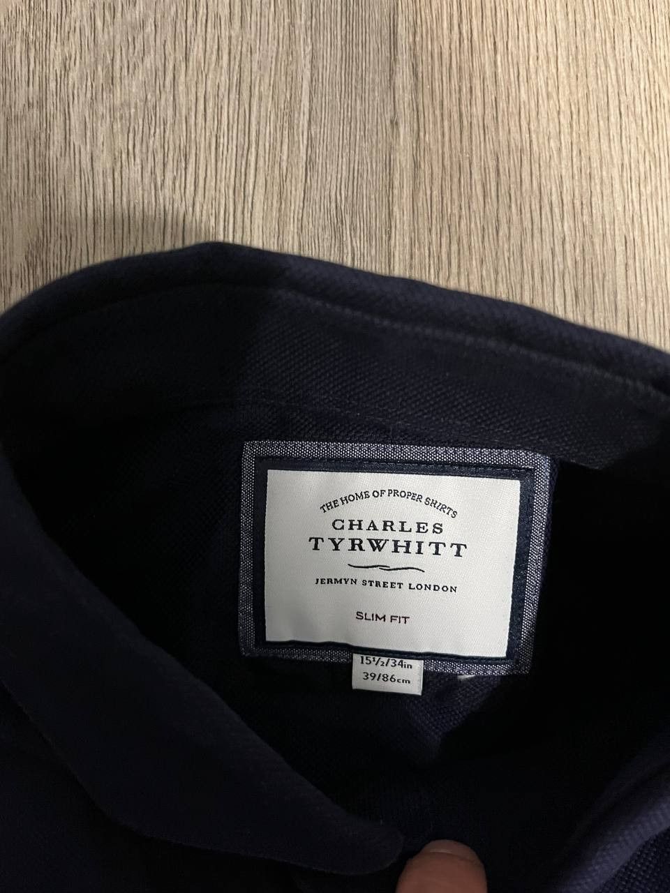 Charles Tyrwhitt charles tyrwhitt shirt 15.5 mens Blue Long Sleeve Size US L / EU 52-54 / 3 - 4 Thumbnail