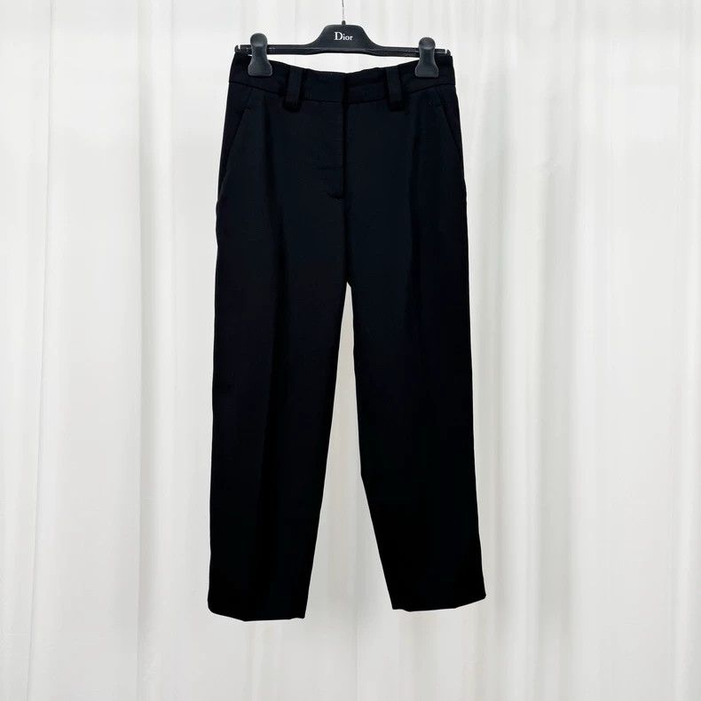 Acne Studios Acne Studios Black Wool Casual Pants-yf Size US 34 / EU 50 - 1 Thumbnail