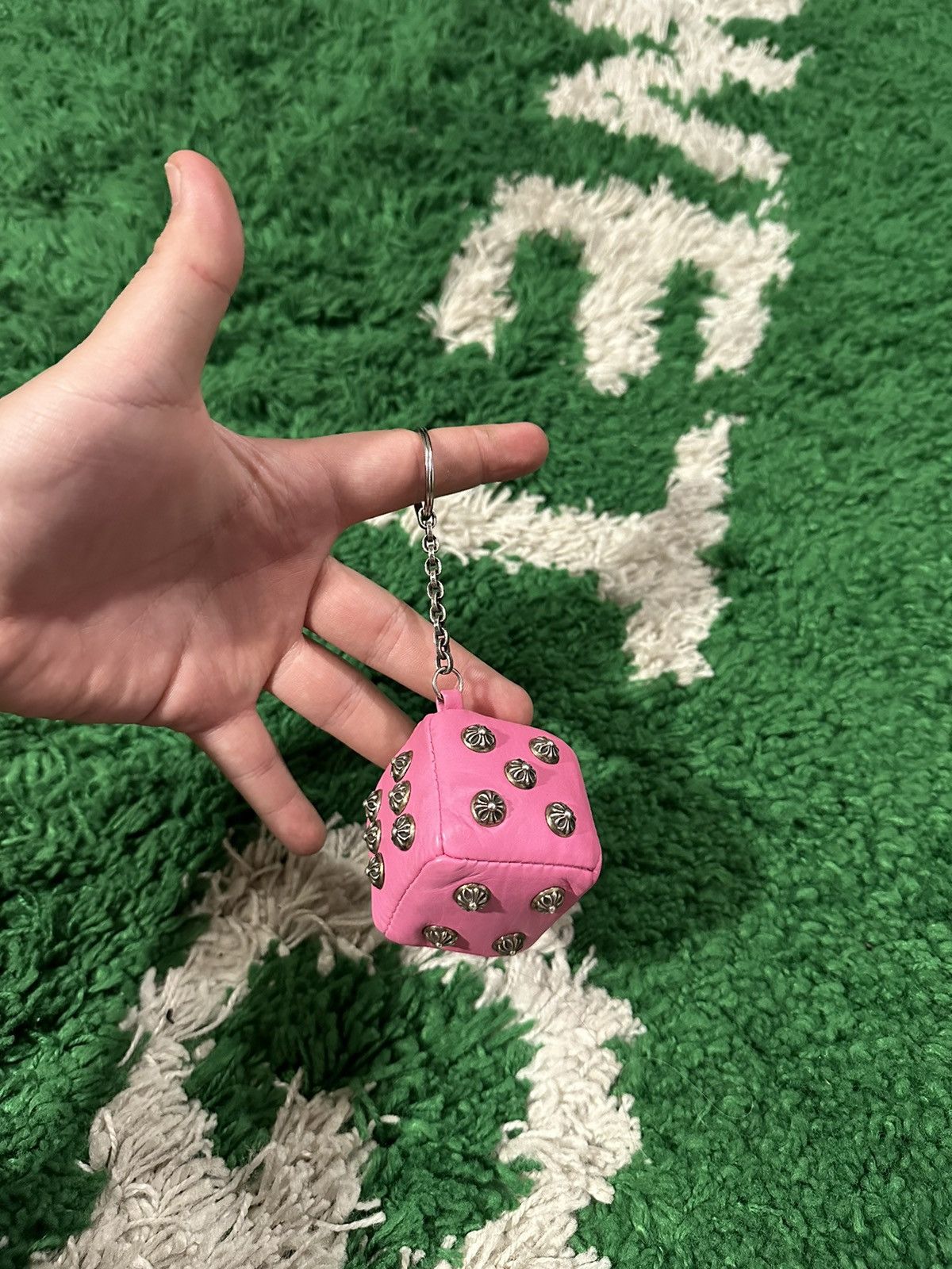 Chrome Hearts Chrome Hearts Pink Dice Paper Keychain Size ONE SIZE - 1 Thumbnail