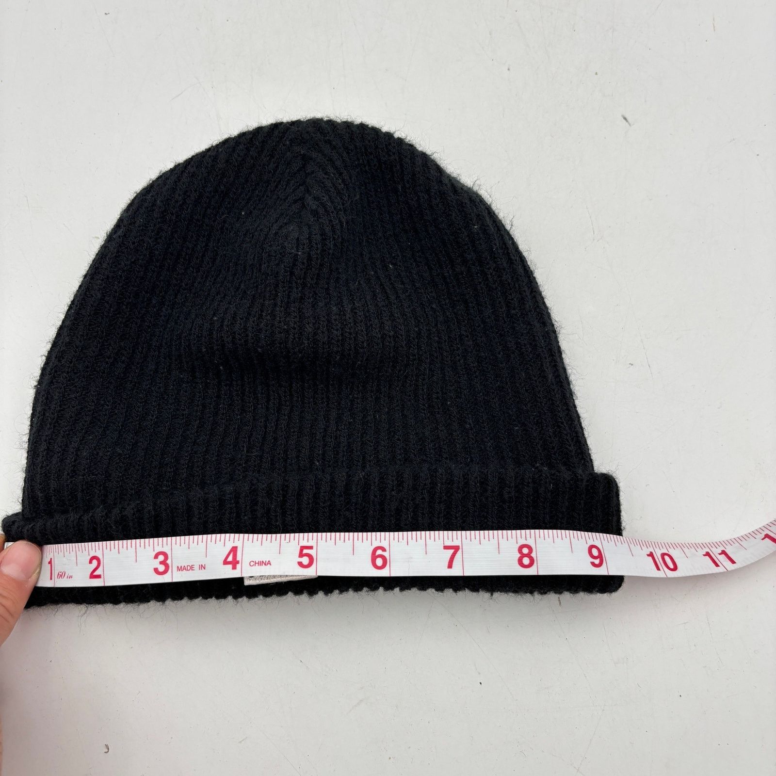 Kith Kith Classic Logo Knit Beanie Hat Acrylic Black Streetwear Size ONE SIZE - 11 Thumbnail