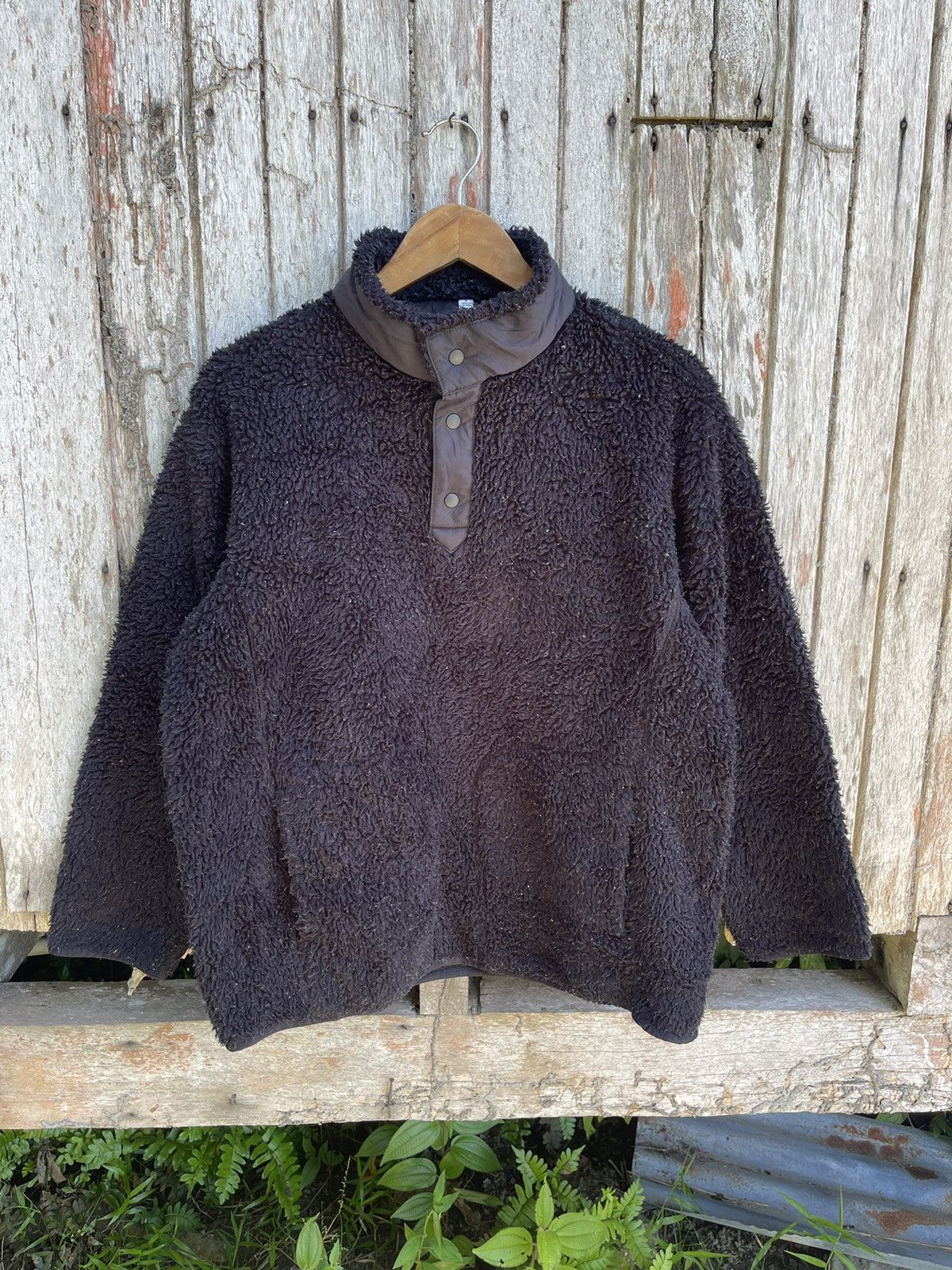 Uniqlo × White Mountaineering UNIQLO x White Mountaineering Fleece Pullover (Black) Size US M / EU 48-50 / 2 - 1 Thumbnail