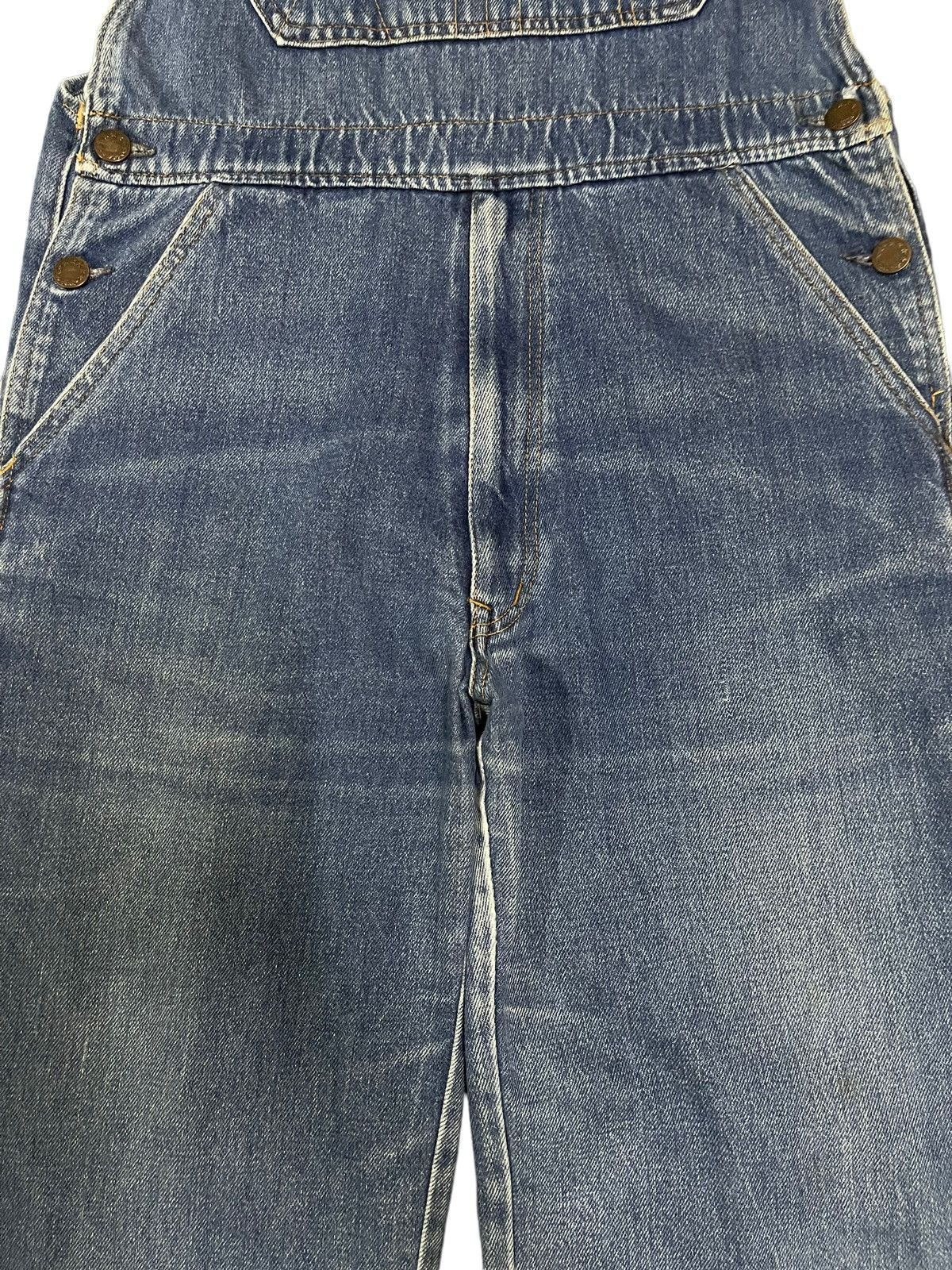 Hysteric Glamour Vintage Japanese Brand Blue Wash Style Denim Overall Size US 31 - 5 Thumbnail