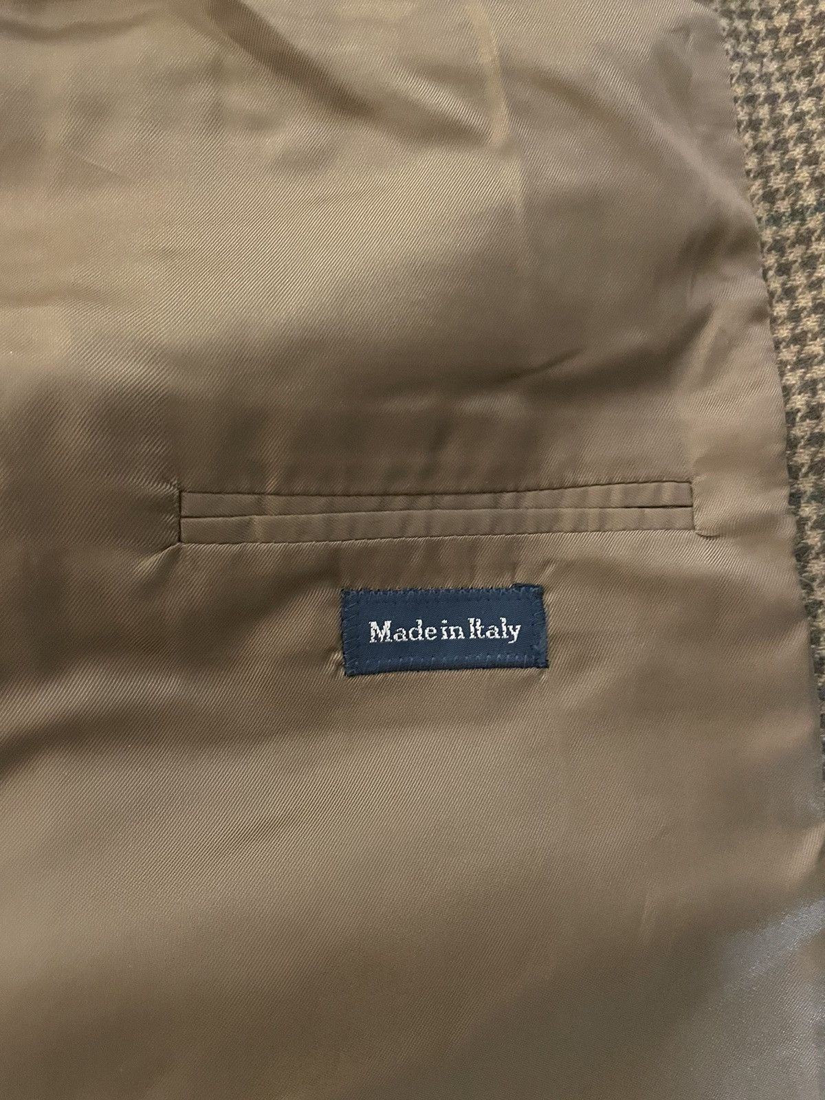 Polo Ralph Lauren × Vintage Houndstooth Check Polo 1 Jacket Size 46R - 7 Thumbnail