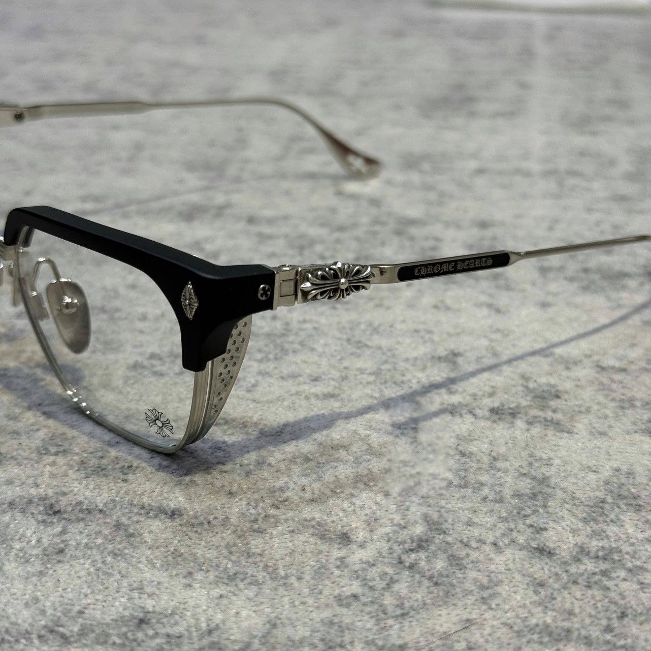 Chrome Hearts CHROME HEARTS LGMA Matte Black/Brushed Silver Size ONE SIZE - 2 Thumbnail