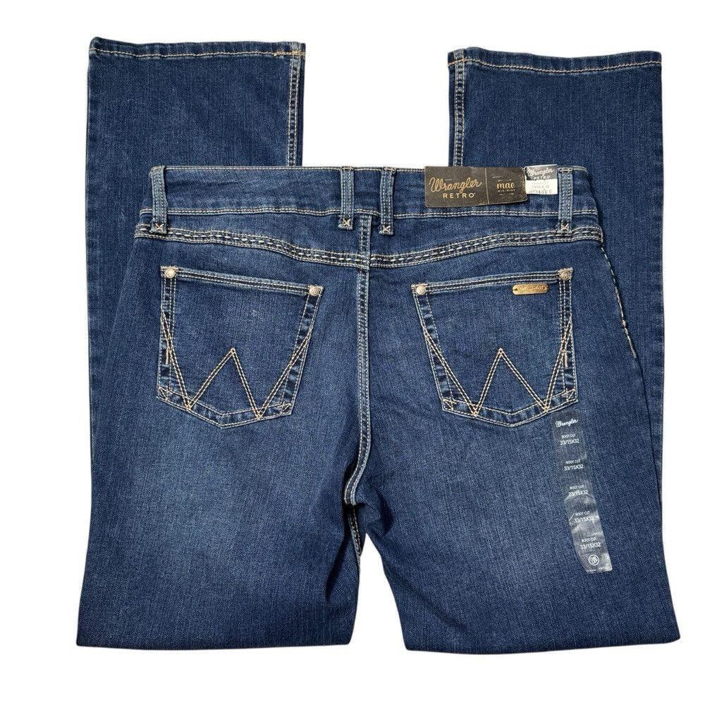 Wrangler NWT New Wrangler Retro Mae Jeans Size 33 x 32 Size 33" - 4 Thumbnail