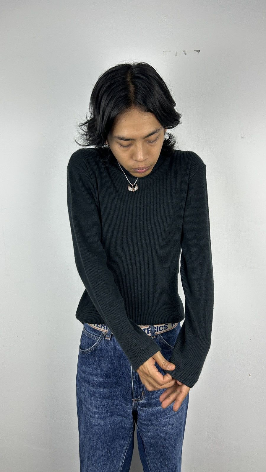 Japanese Brand × PPFM × Vintage PPFM - Longsleeve V-Neck Size US M / EU 48-50 / 2 - 1 Thumbnail