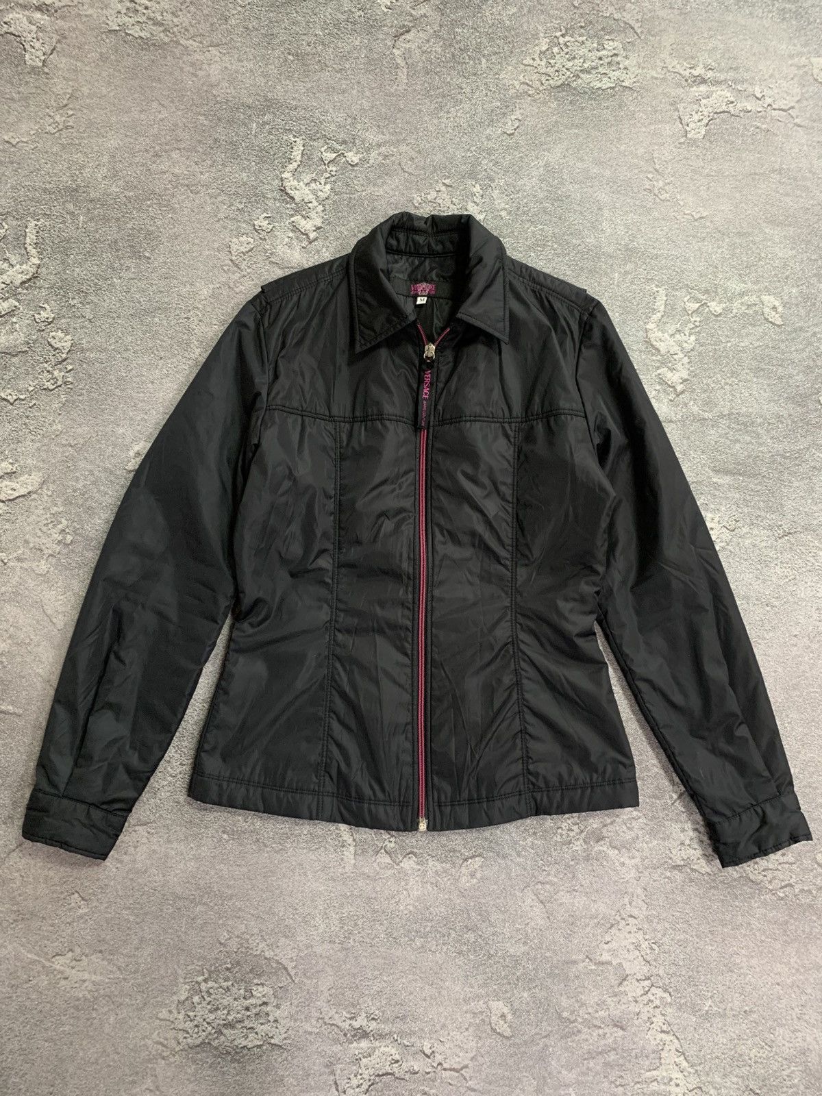 Versace Jeans Couture × Vintage Versace Jeans Couture Nylon Women’s Jacket y2K size M Size M / US 6-8 / IT 42-44 - 1 Thumbnail