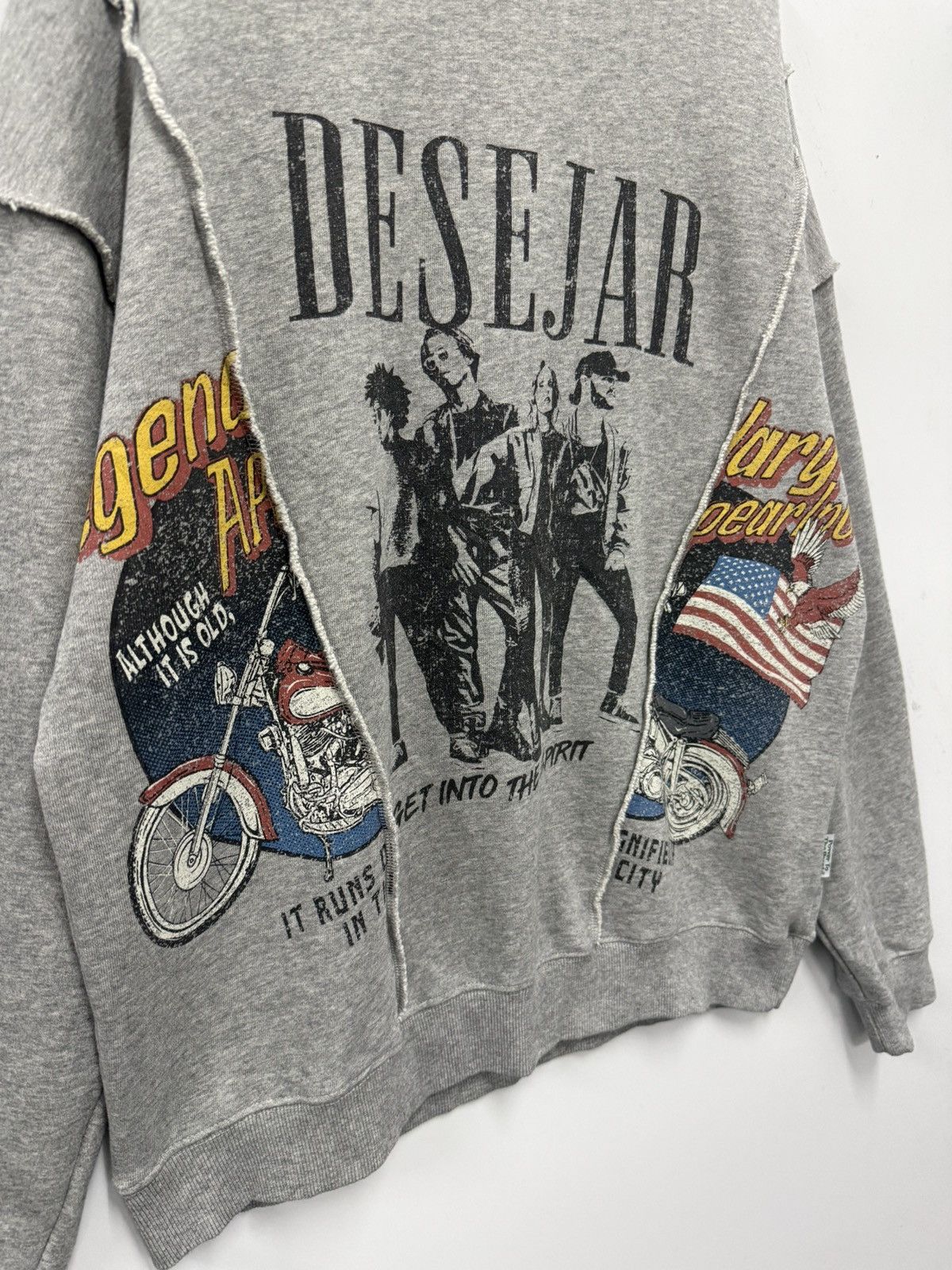 Spiritual Gangster 🔥 Spirit Power to The People Cut and Sew Panel Sweatshirt Size US M / EU 48-50 / 2 - 4 Thumbnail