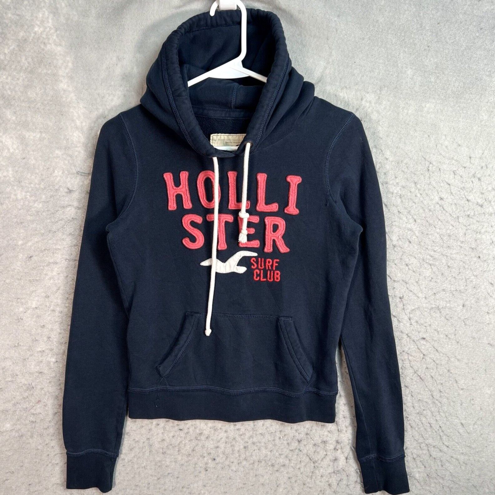 Vintage A1 Hollister Surf Club Sweater Youth Small Blue Hoodie Sweatshirt Pullover Grailed