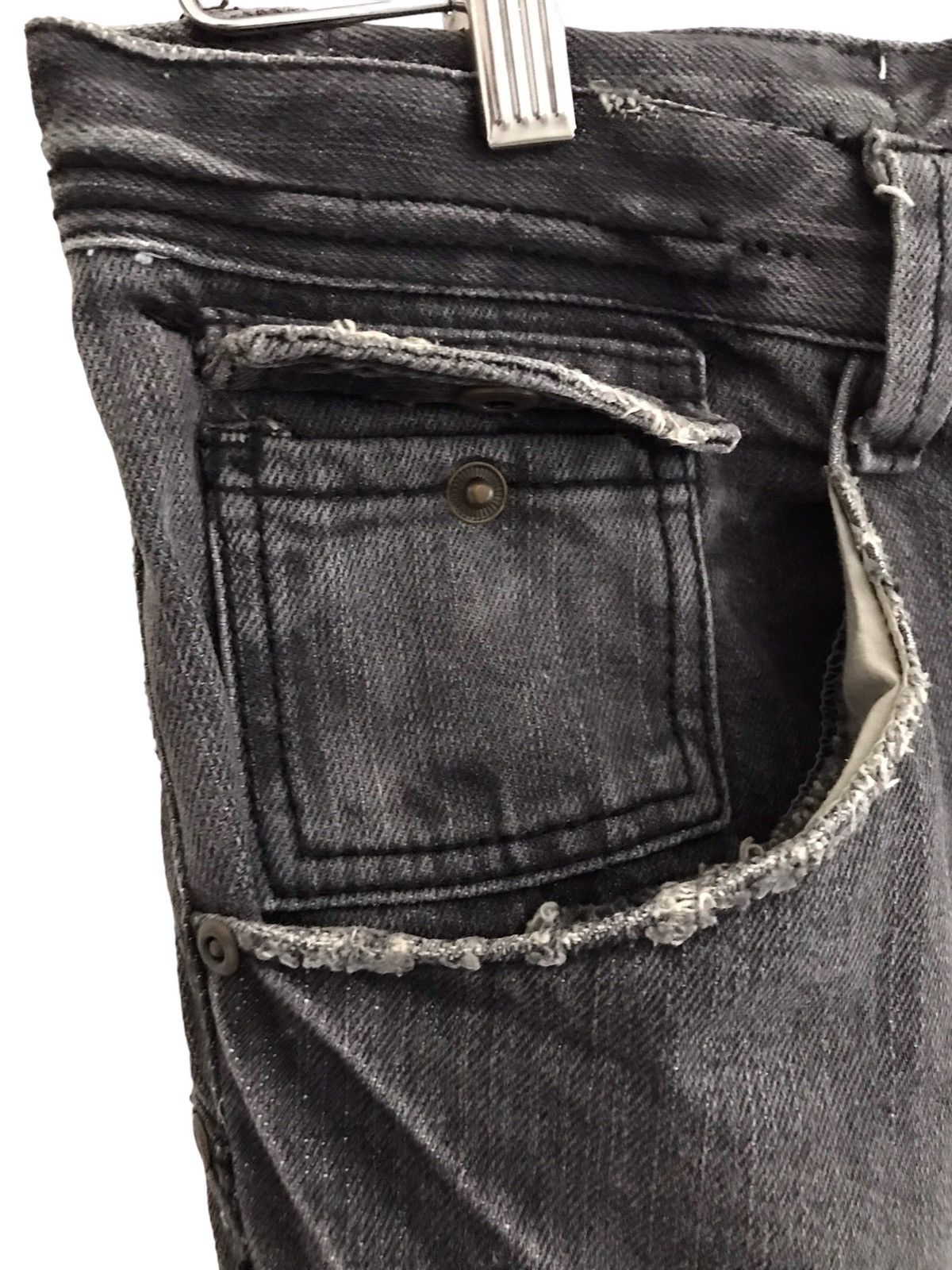 Japanese Brand Spiff Bullitt Rock Resound Through Your Heart Denim Jeans Size US 32 / EU 48 - 11 Thumbnail