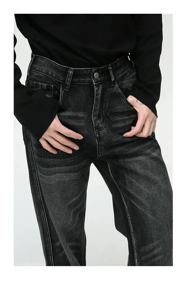 Japanese Brand Kihara x Ayako Vintage Washed Black Casual Jeans Size US 32 / EU 48 - 4 Thumbnail