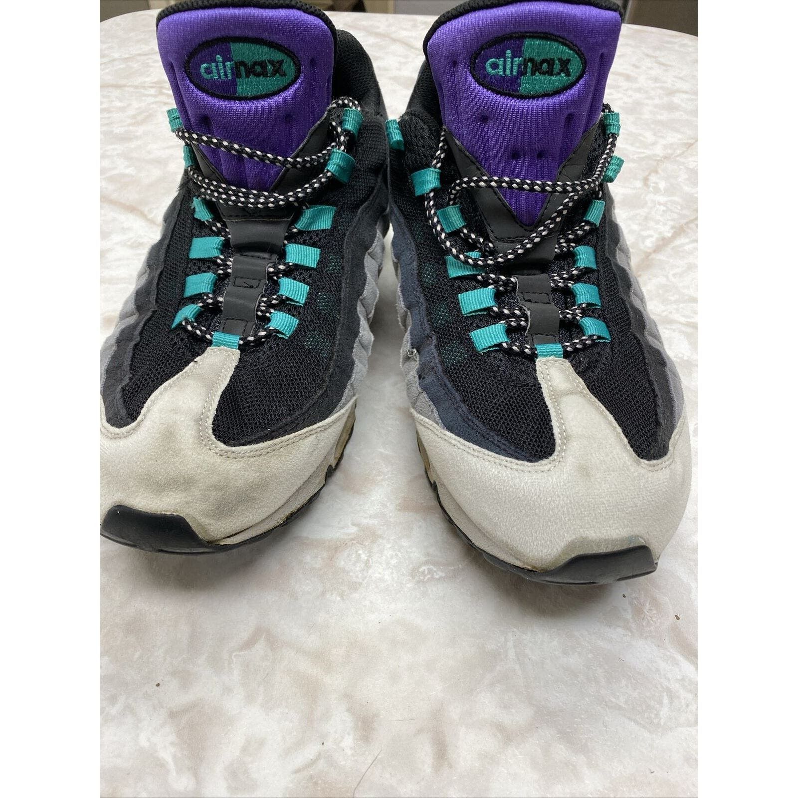image of Size 12 - Nike Air Max 95 Grape Black,white,gray,purple Shoes in Grey, Men's
