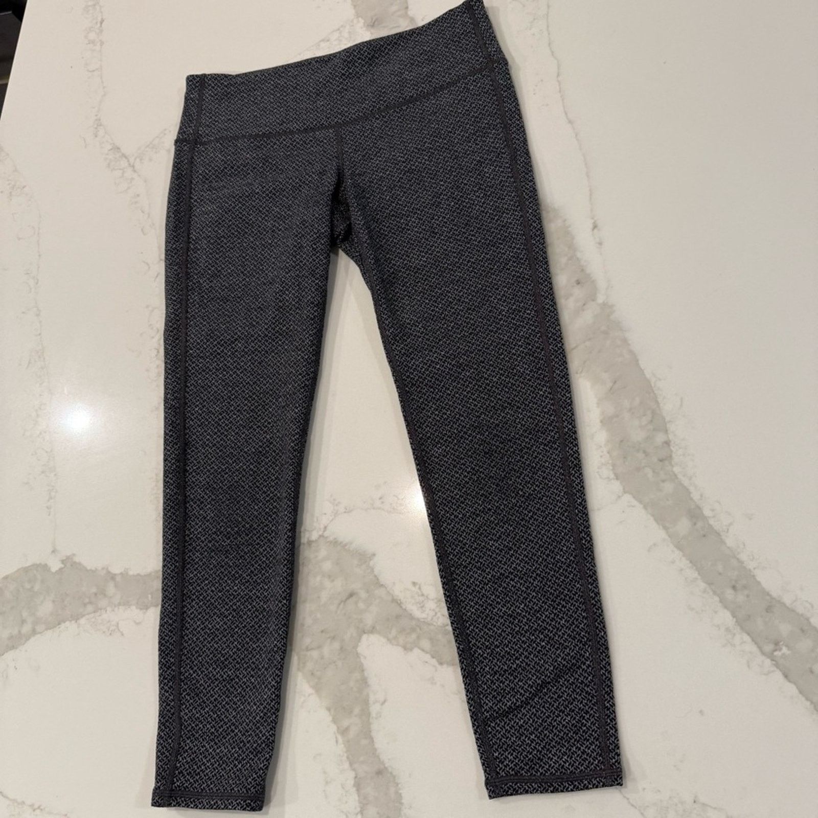 Athleta Athleta Chaturanga Herringbone Crop Leggings Womens SmallP Size 28" / US 6 / IT 42 - 2 Thumbnail