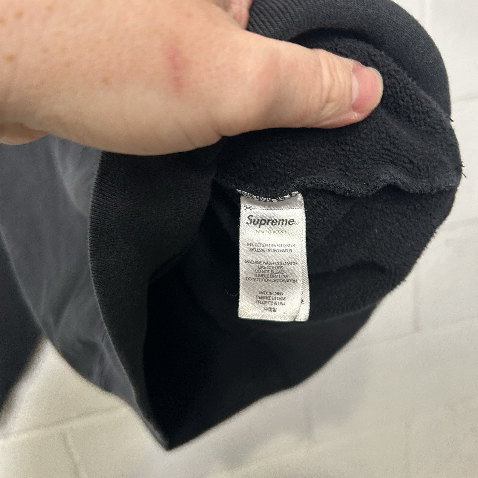 Supreme Supreme Double S Crewneck “Black” FW22 Size US S / EU 44-46 / 1 - 12 Thumbnail