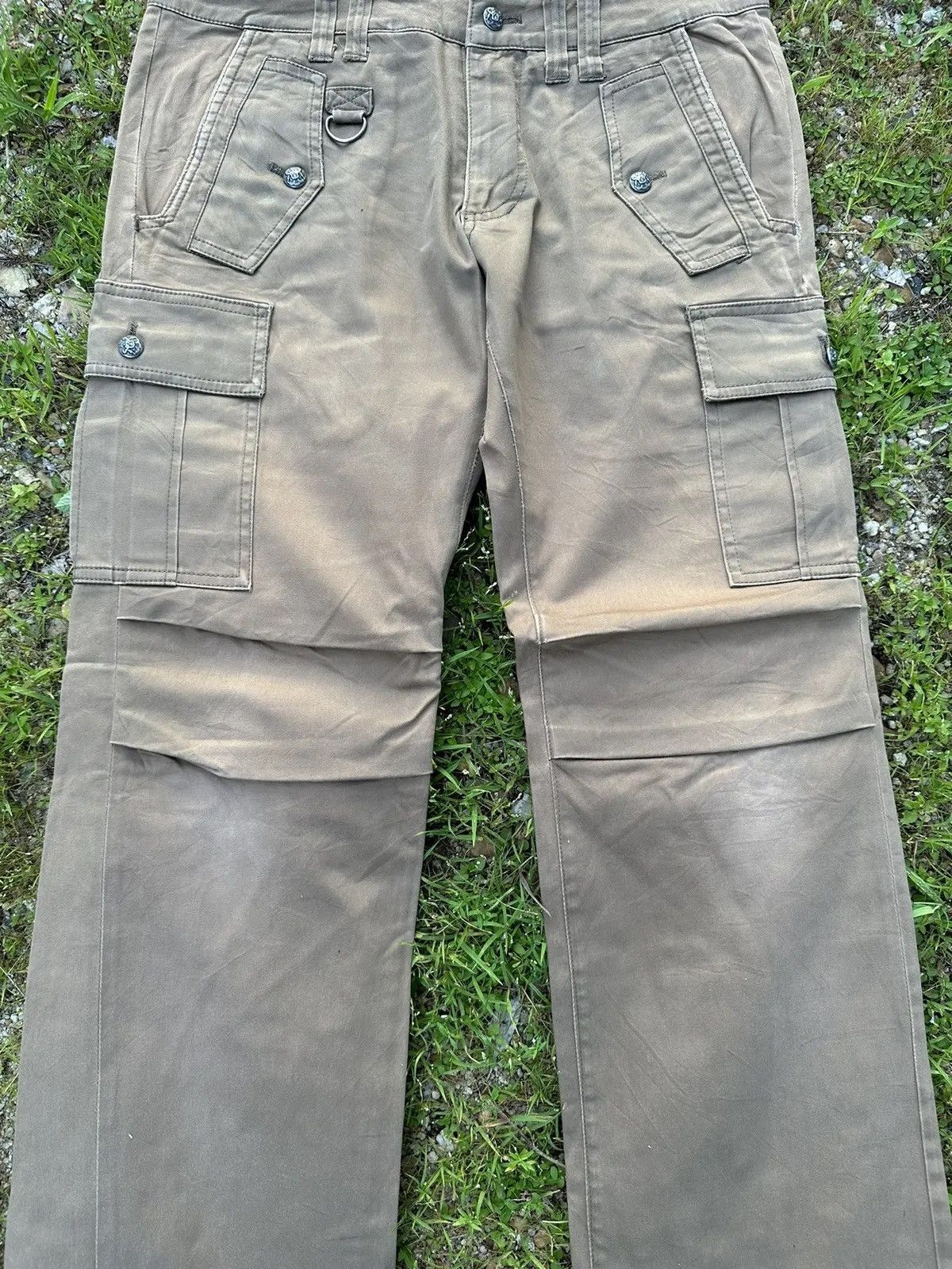 PPFM MALA VITA TROUSERS VTG DOUBLE KNEE CARGO PANTS MADE IN JAPAN Size US 32 / EU 48 - 2 Thumbnail
