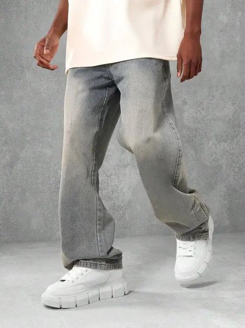 Japanese Brand × Vintage Skater Baggy Side Snap 90s Jeans Denim Size US 30 / EU 46 - 1 Thumbnail