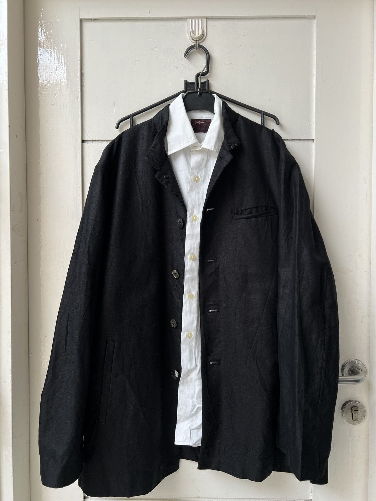 Yohji Yamamoto AAR Black Suit White Shirt | Grailed