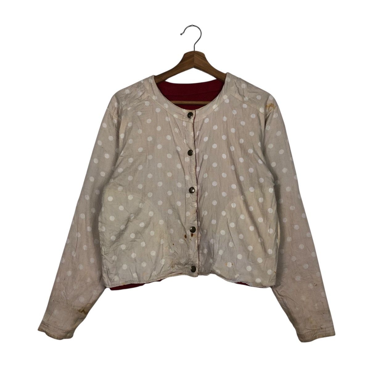 Japanese Brand Cropped Reversible Bomber Jacket To The Rhythm Issey Miyake Size M / US 6-8 / IT 42-44 - 14 Thumbnail
