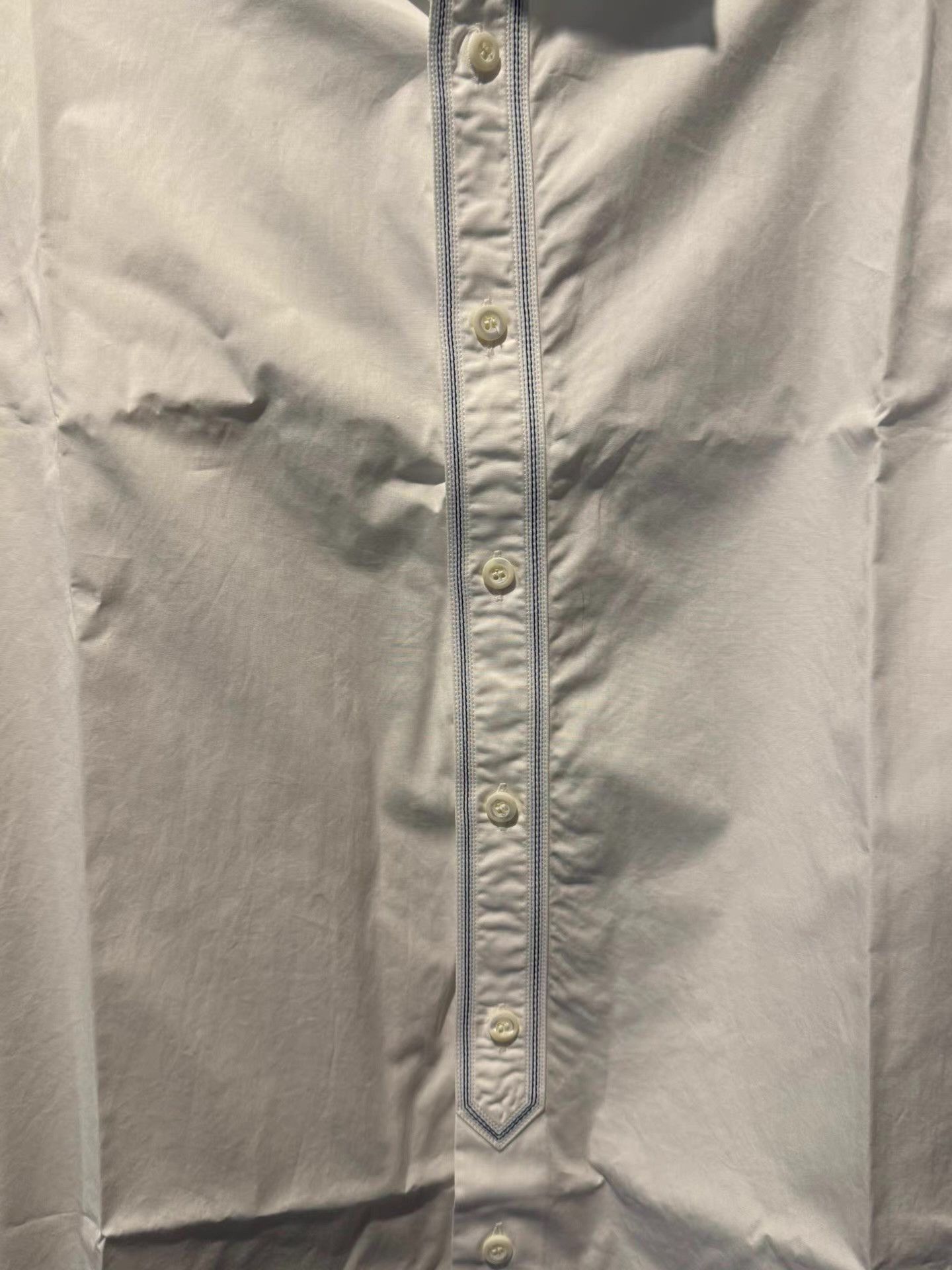 Prada Prada white long-sleeve shirt Ｑ20 Size US L / EU 52-54 / 3 - 3 Thumbnail