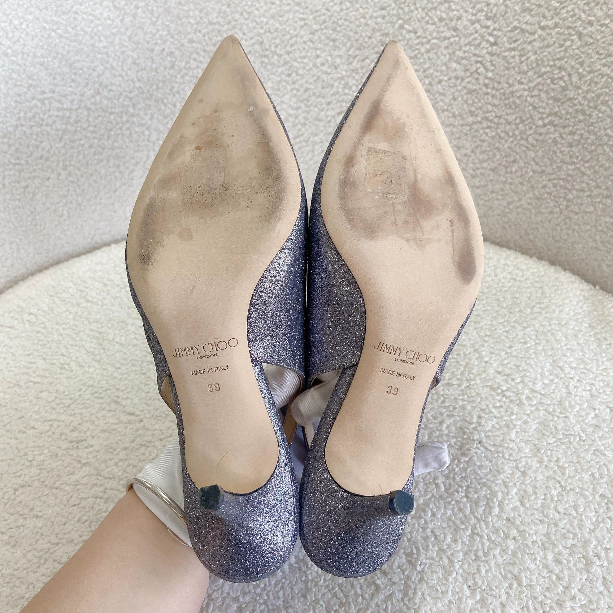 Jimmy Choo Jimmy Choo Sparkle Pointed Toe High Heels 39 Size US 8.5 / IT 38.5 - 4 Thumbnail