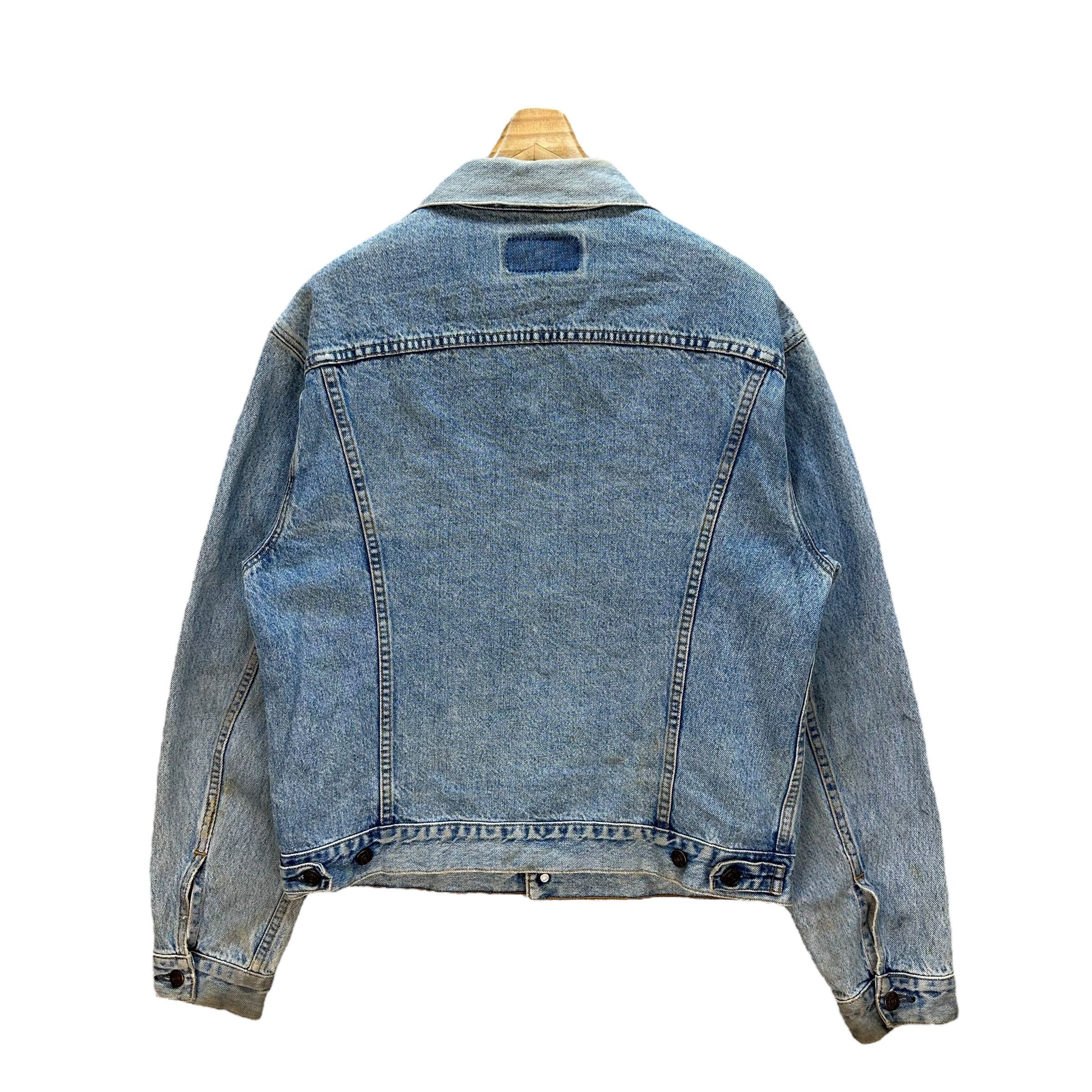 Levi's Vtg Levis 70606 Denim Jacket Orange Tab Type 3 #A61-1396 Size US L / EU 52-54 / 3 - 12 Thumbnail