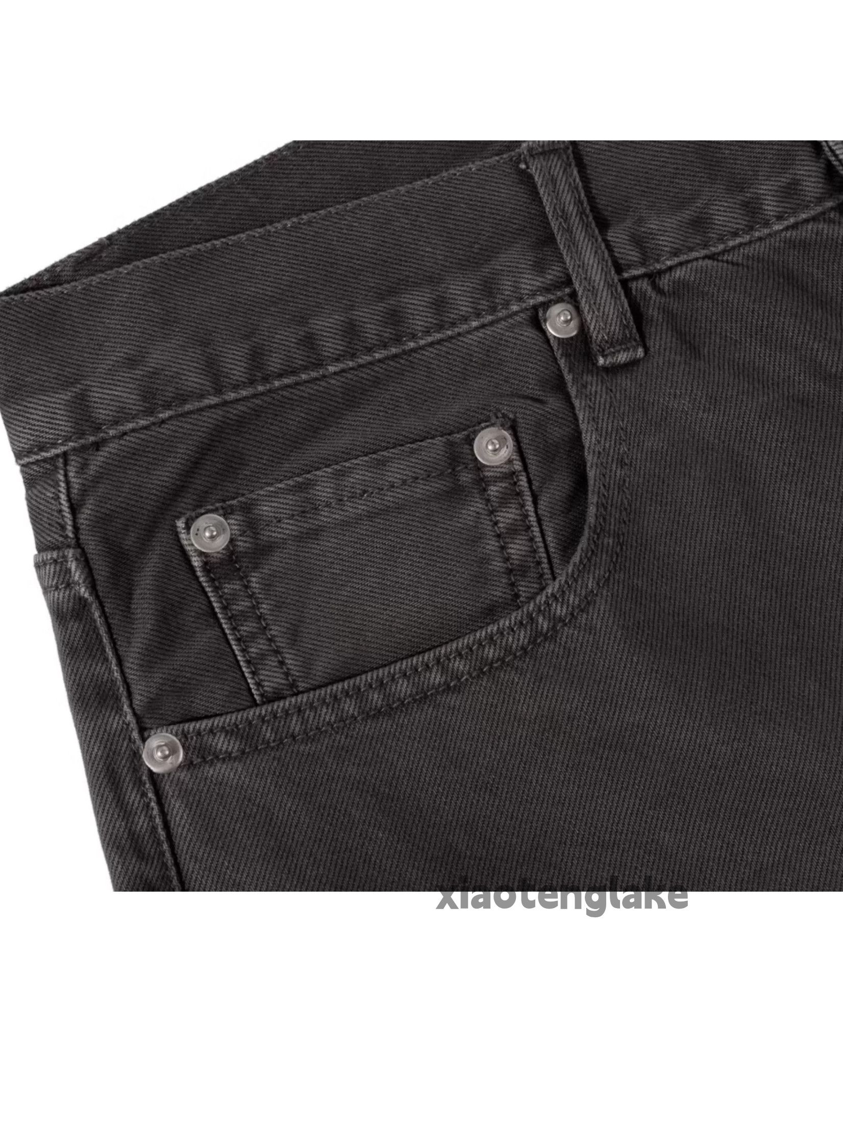 Jean Unisex washed faded cleanfit skate hiphop yuppie pants Size US 34 / EU 50 - 3 Thumbnail