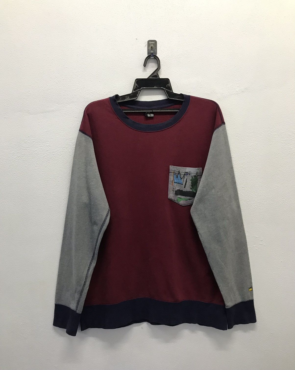 Jean-Michel Basquiat × Uniqlo × Vintage Vintage Uniqlo Sprzny Jean Michel Basquiat Sweatshirt Size US XL / EU 56 / 4 - 1 Thumbnail