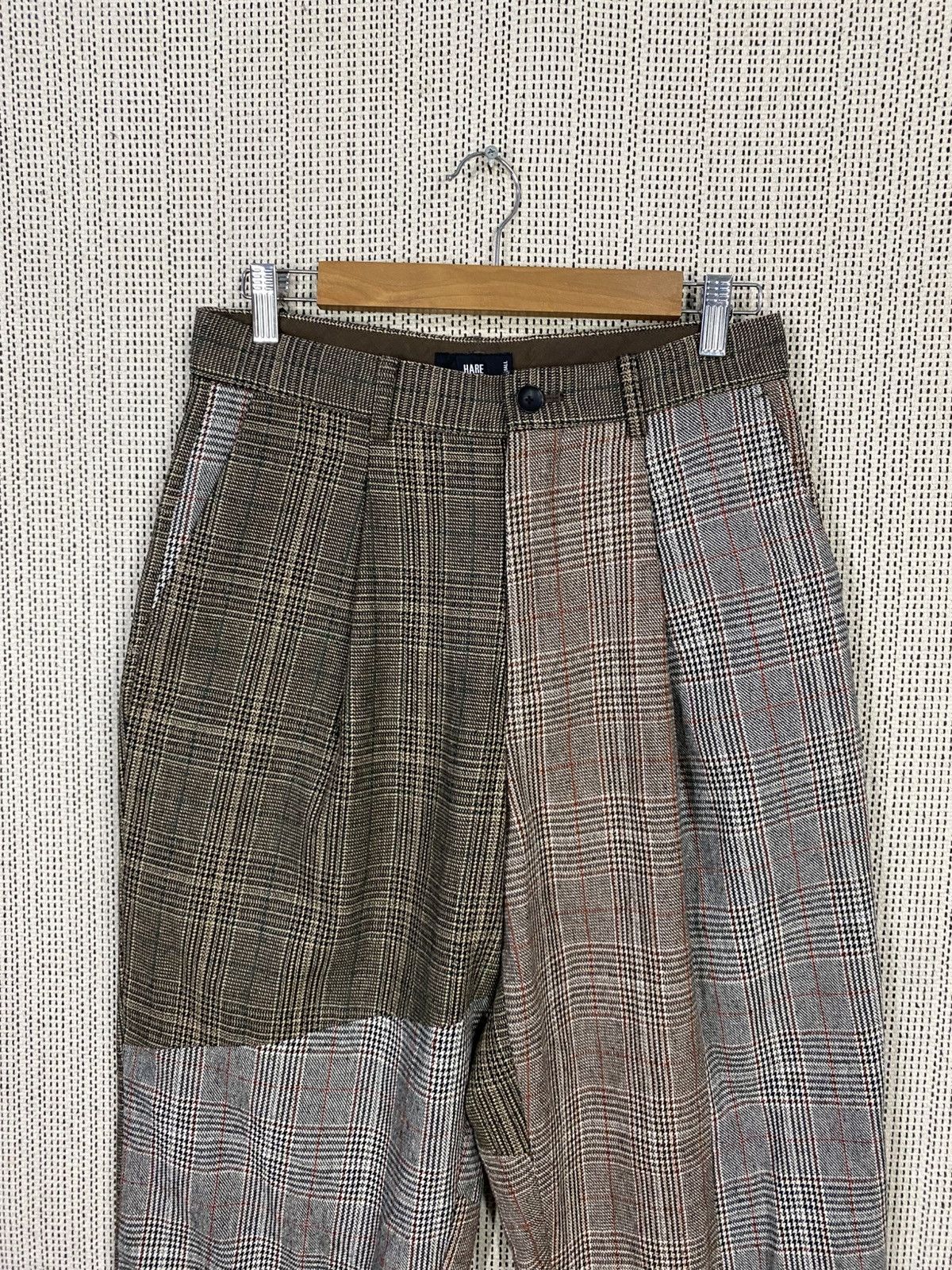 HARE Japanase brand Hare wool patch work style pant nice pattern Size US 30 / EU 46 - 12 Thumbnail