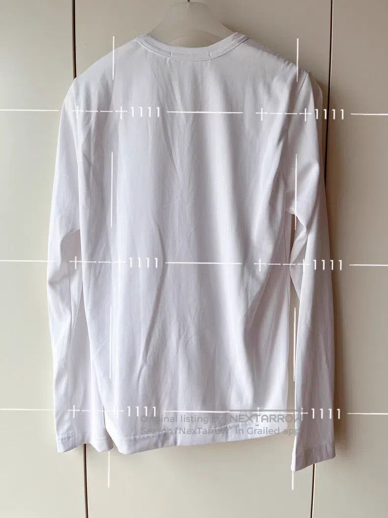 Comme des Garcons Comme Des Garcons Roses Polyester Long-Sleeve T-Shirt Size XS / US 0-2 / IT 36-38 - 3 Thumbnail