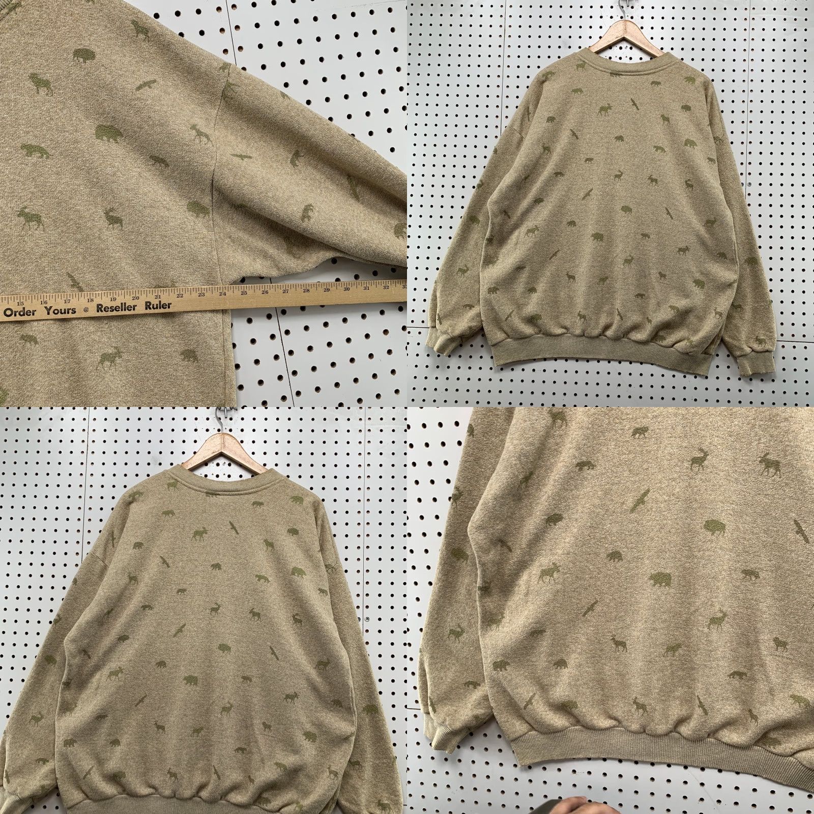 Vintage VINTAGE Art Unlimited Sweatshirt Mens 2XL Beige Verde Valley Eagle Nature USA Shirt Mens 2XL Beige Nature USA Vintage Art Unlimited Sweatshirt Size US XXL / EU 58 / 5 - 9 Thumbnail