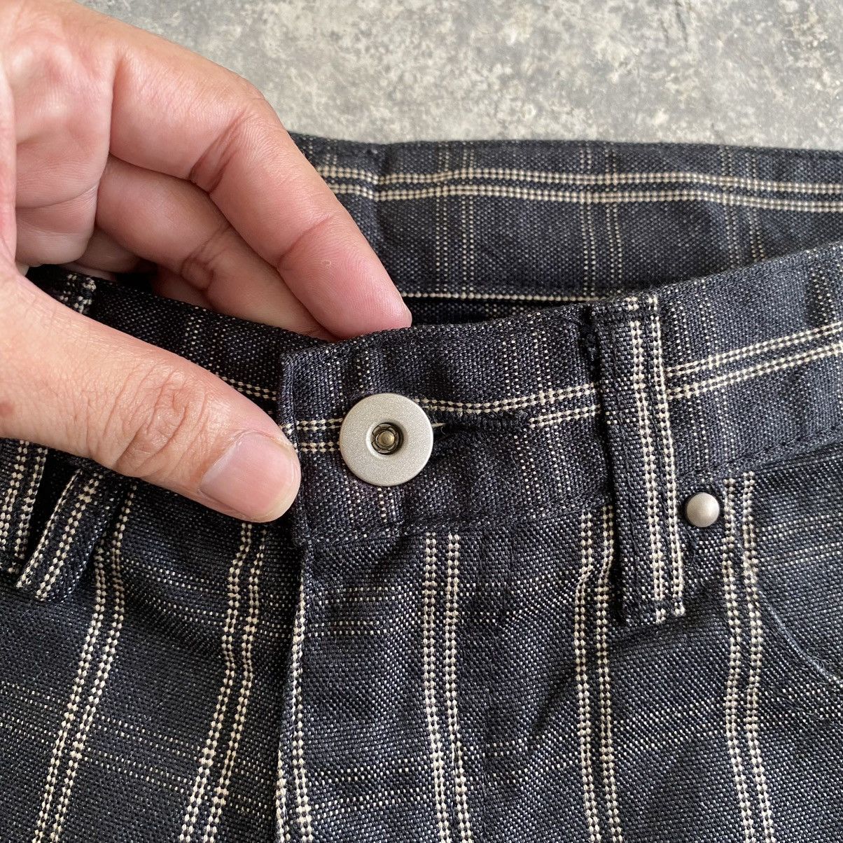 Vintage VTG Men’s Melrose Made In Japan Checker Flared Jeans Size US 30 / EU 46 - 9 Thumbnail