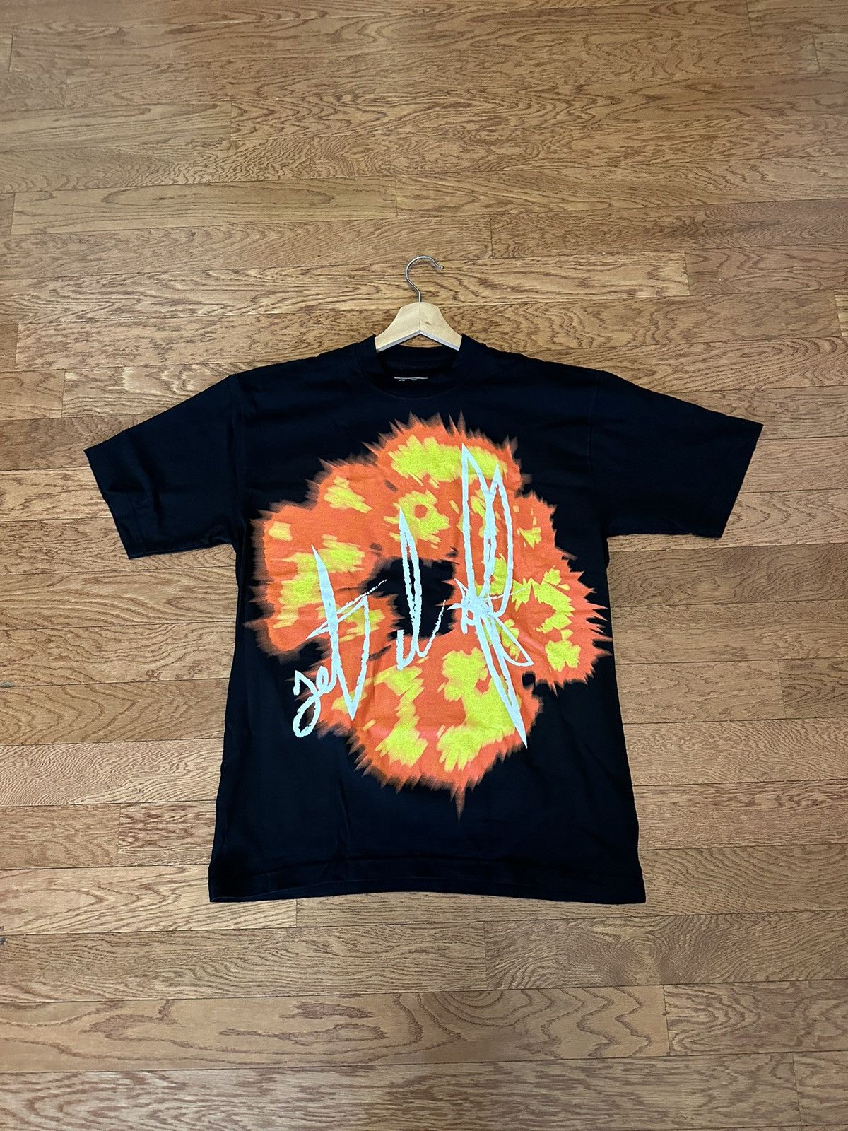 Pre-owned Denim Tears Offset  Offset Tears Black T-shirt