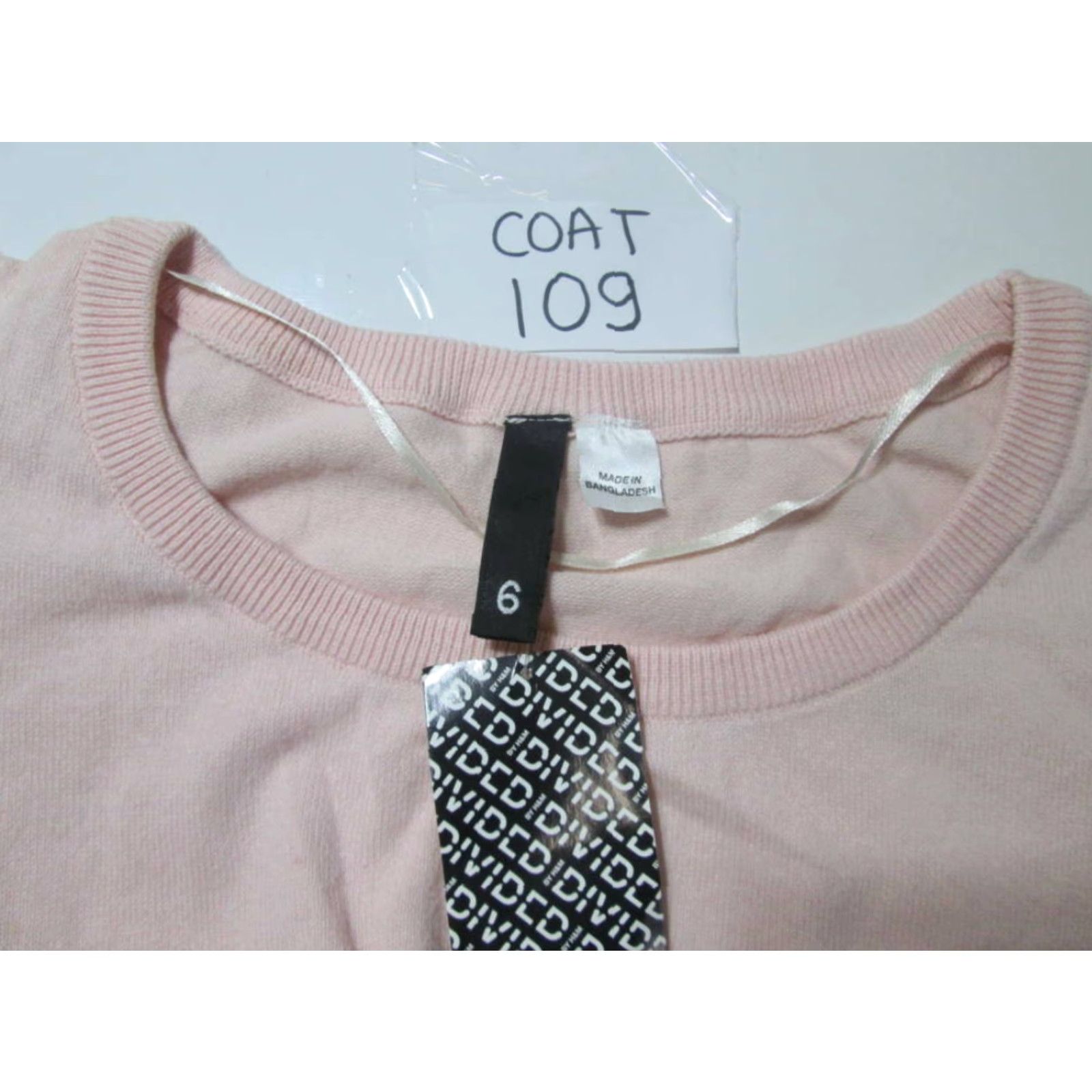 H&M H&M Womens Sweater Light Pink 3/4 Sleeve Round Neck Pullover NWT Size 6 Regular Long Sleeve Casual Pullover Size M / US 6-8 / IT 42-44 - 8 Thumbnail