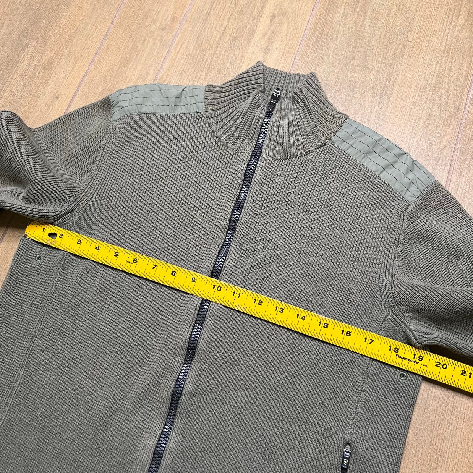 Victorinox Vintage Victorinox Swiss Army Knit Full Zip Sweater M/L Size US M / EU 48-50 / 2 - 5 Thumbnail