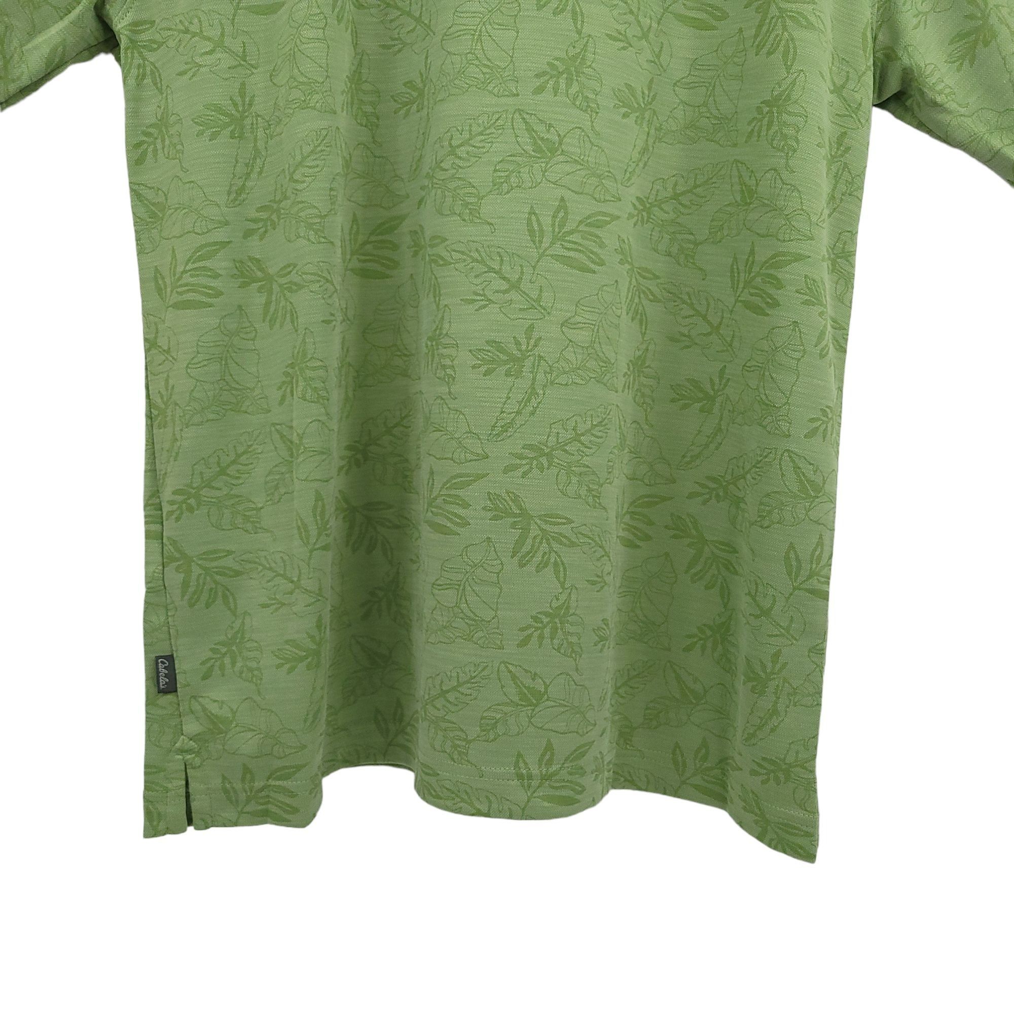 Cabelas Cabelas Polo Shirt Mens L Sage Green Floral Leaf Size US L / EU 52-54 / 3 - 8 Thumbnail
