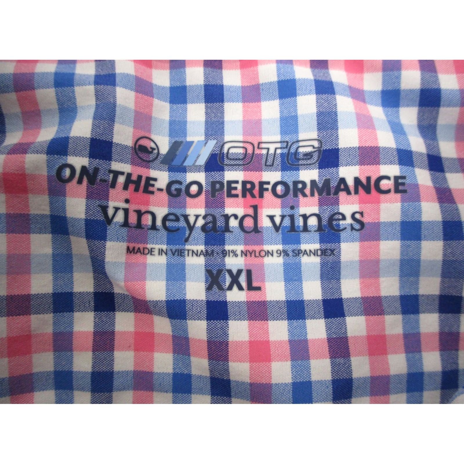Vineyard Vines VINEYARD VINES Shirt Men 2XL Colorful Nylon On The Go Performance Stretch Casual Floral Long Sleeve Button-Up Collared Knit Cotton Logo Beach Tropical Size US XXL / EU 58 / 5 - 7 Thumbnail