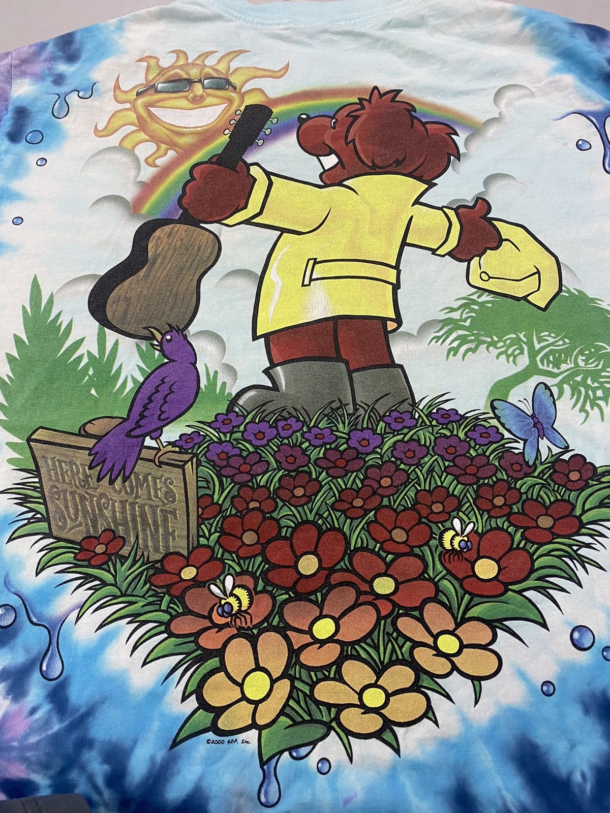 Grateful Dead × Liquid Blue × Vintage Vtg Liquid Blue Grateful Dead vintage rock tie-dye shirt Size US L / EU 52-54 / 3 - 4 Thumbnail
