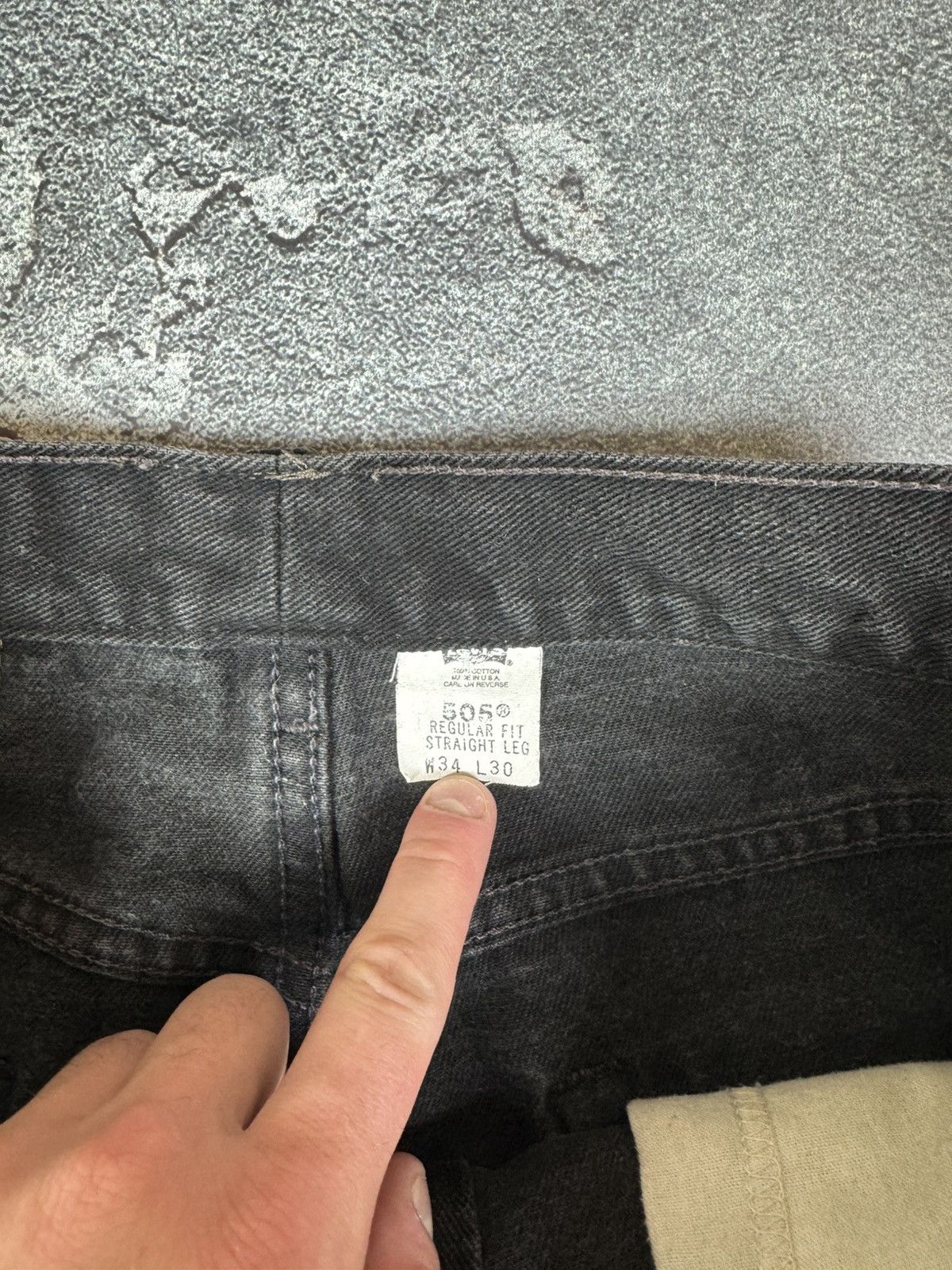 Levi's Levis 505 IF6WAS9 Bootcut Straight 2000s Y2K Jeans Size 34 Size US 34 / EU 50 - 4 Thumbnail