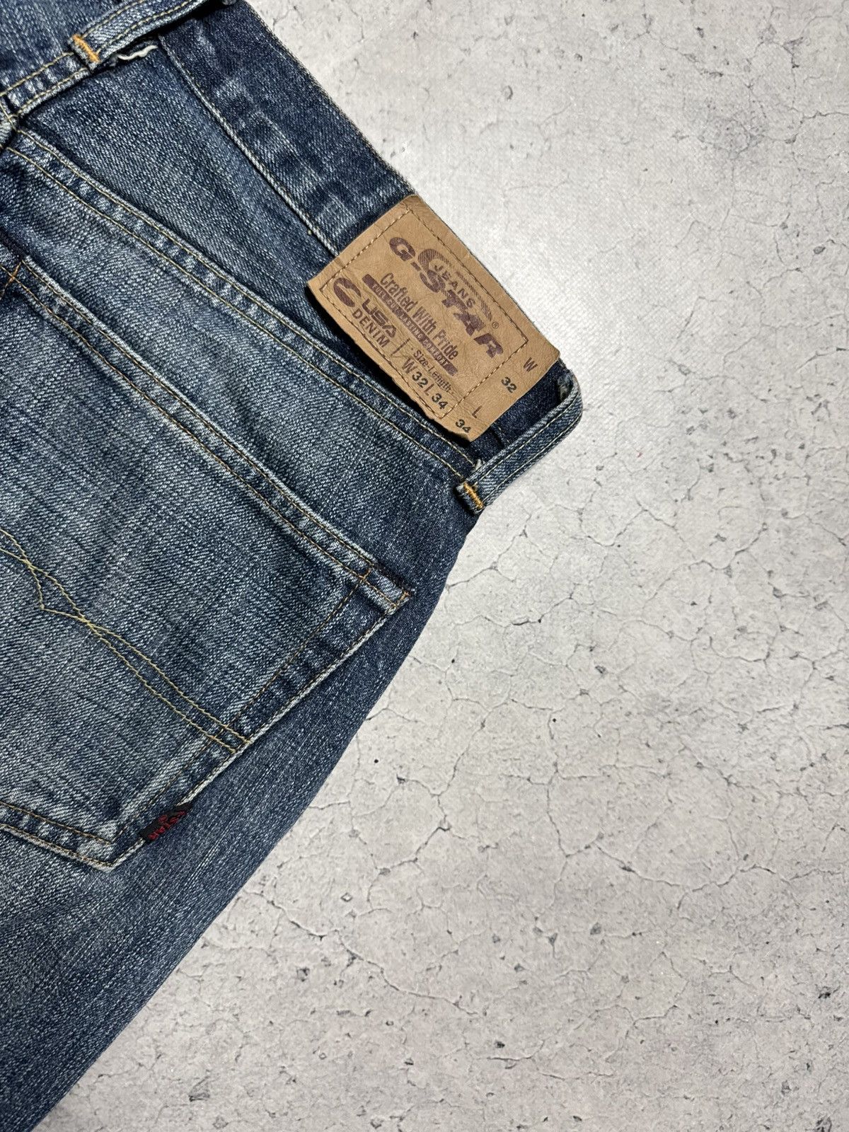 G-Star G Star Raw Baggy Denim Jeans Vintage 32x34 Size US 32 / EU 48 - 9 Thumbnail