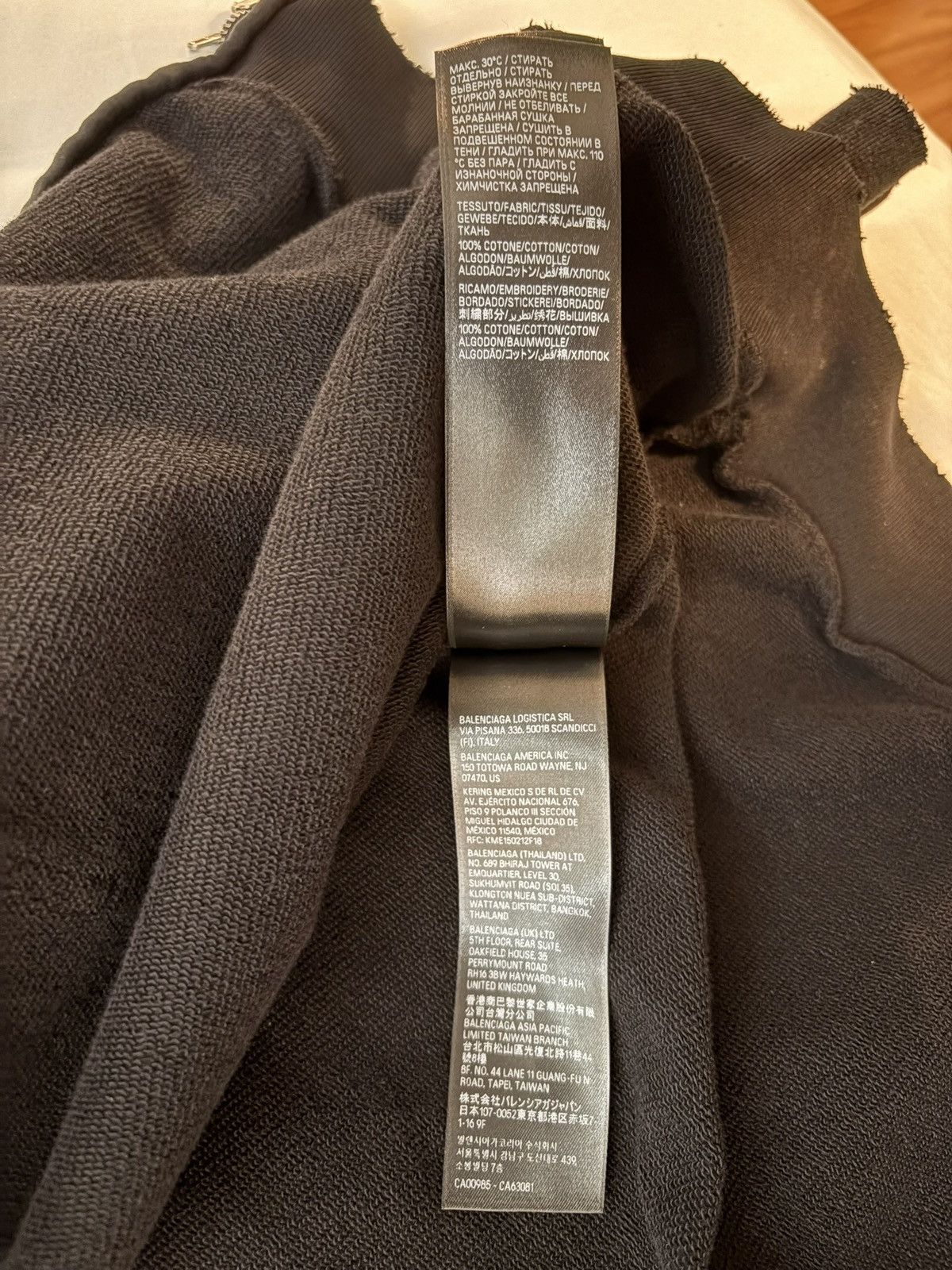 Balenciaga Balenciaga mud dyed zip up hoodie Size US S / EU 44-46 / 1 - 6 Thumbnail